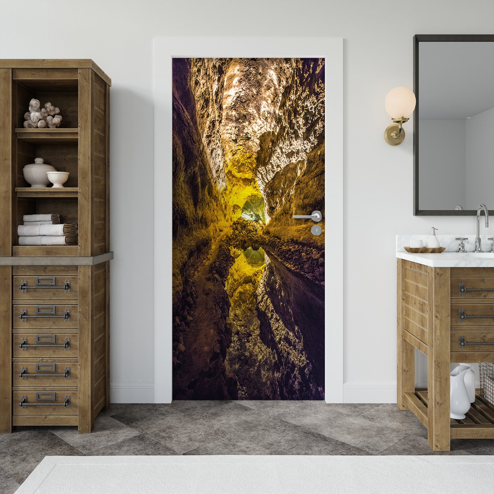 3D Grotto 25139 Door Mural