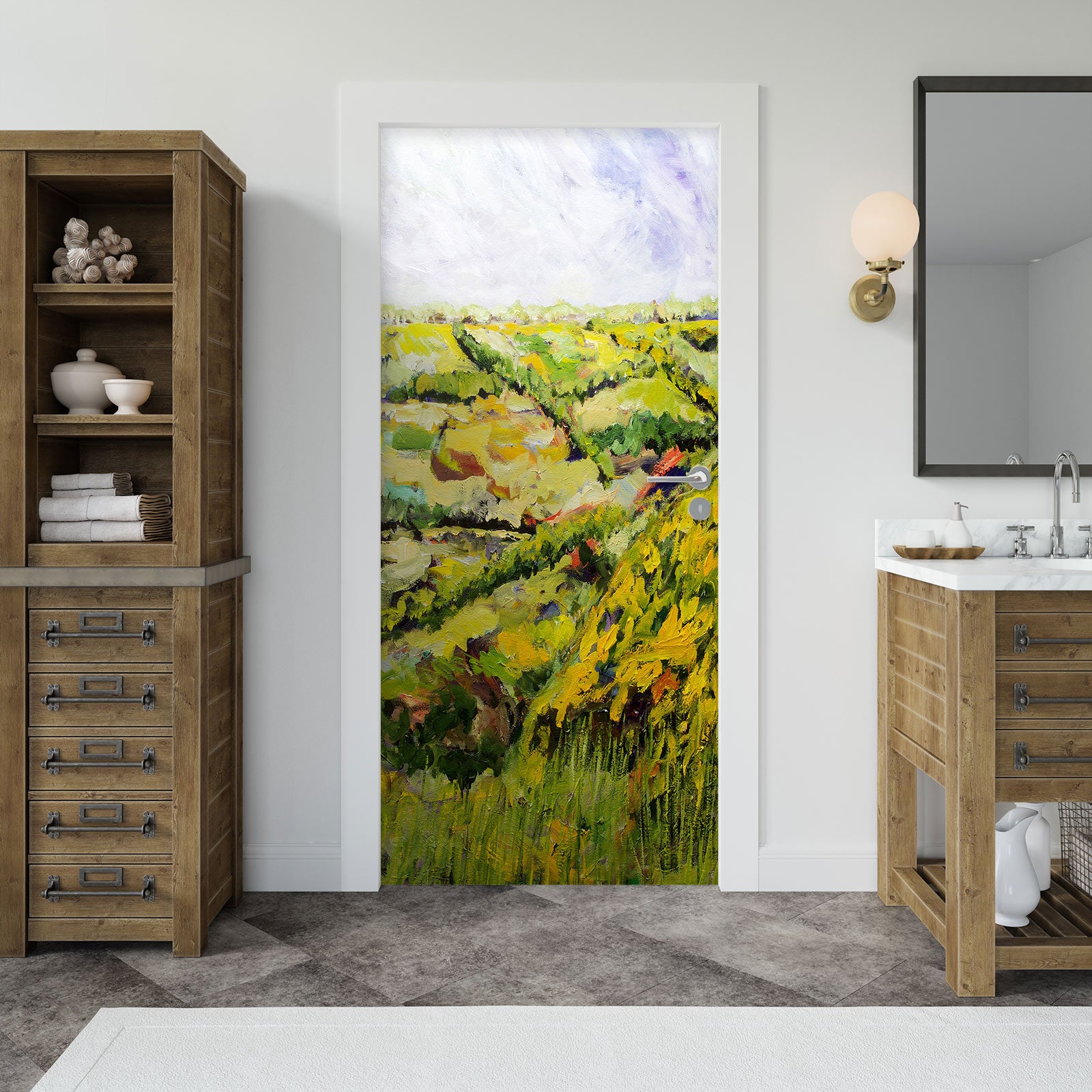 3D Grass Field 93151 Allan P. Friedlander Door Mural