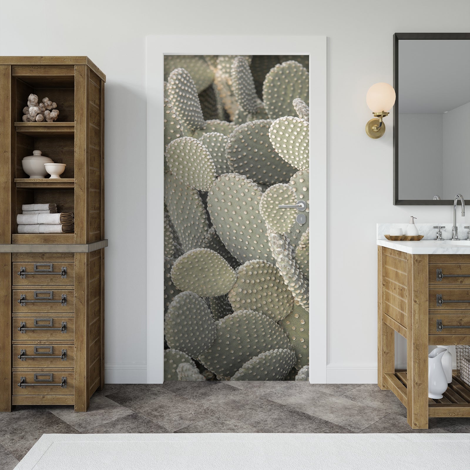 3D Cactus 106175 Assaf Frank Door Mural