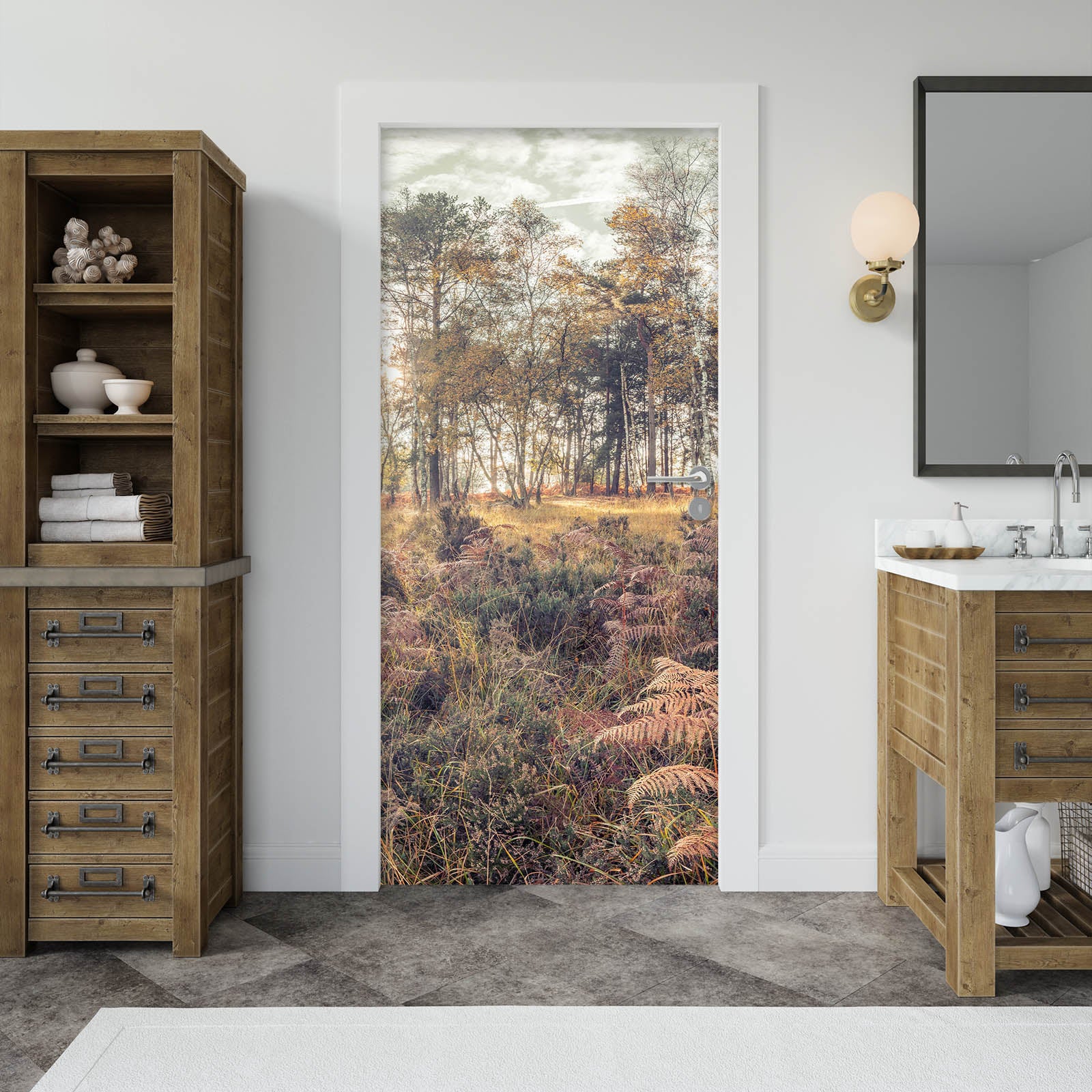 3D Dense Grass 5201 Assaf Frank Door Mural