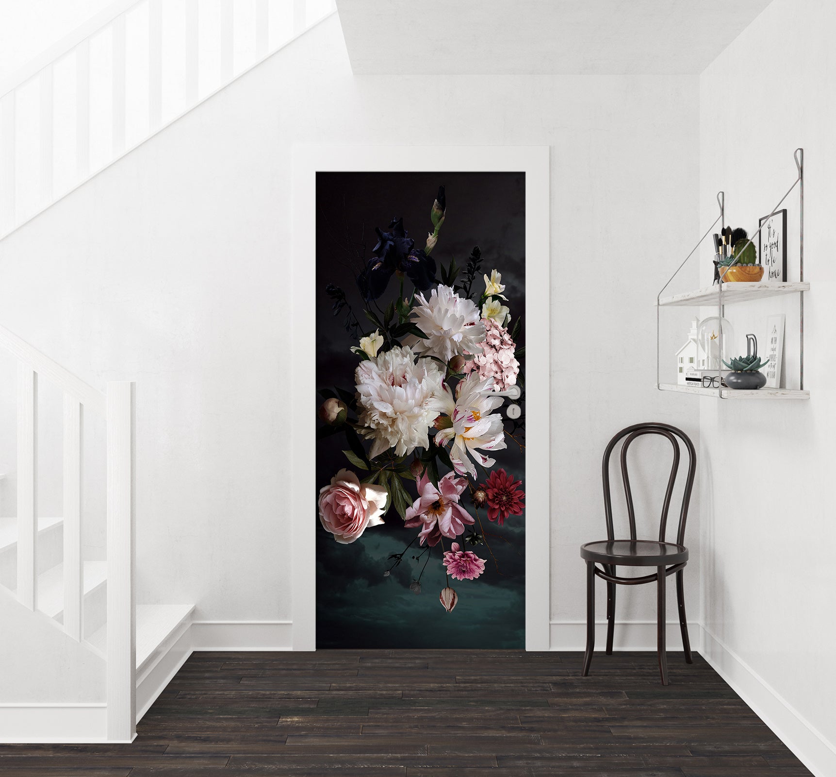 3D Flowers 25176 Door Mural