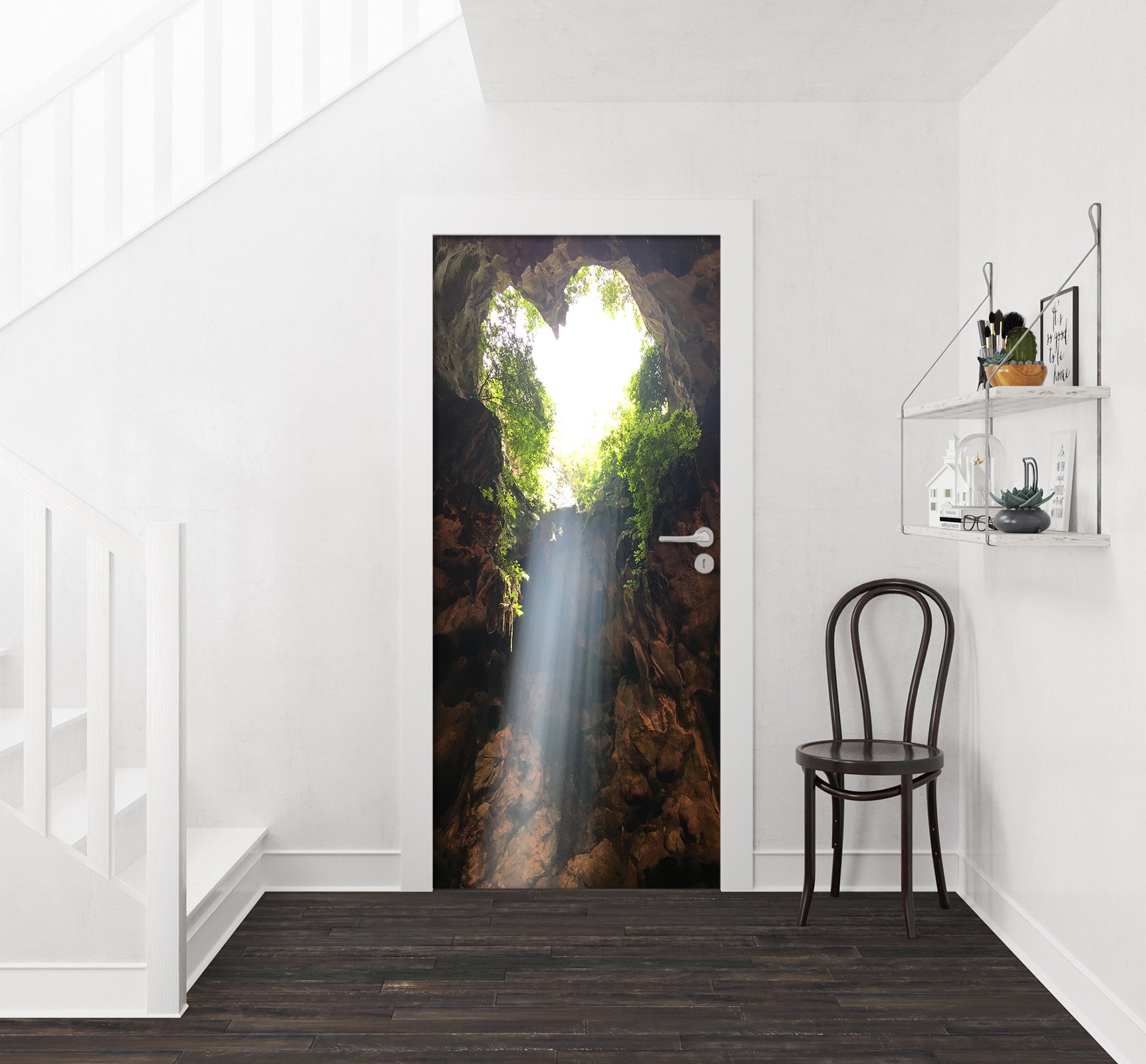 3D Stone Cave 25174 Door Mural