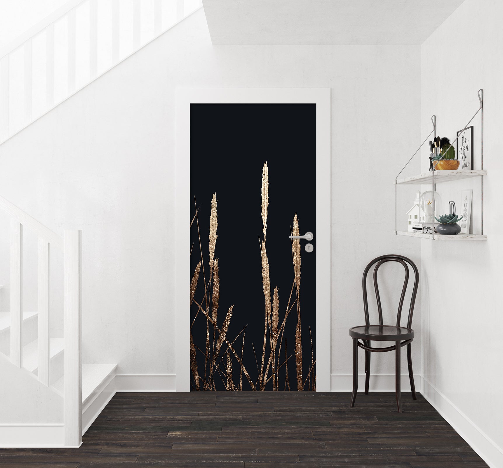 3D Wheat 10135 Boris Draschoff Door Mural