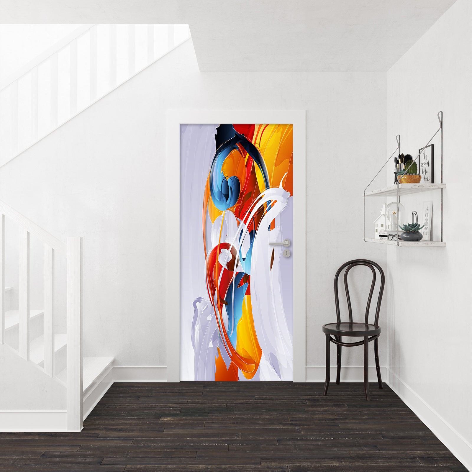 3D Colorful 21172 Door Mural