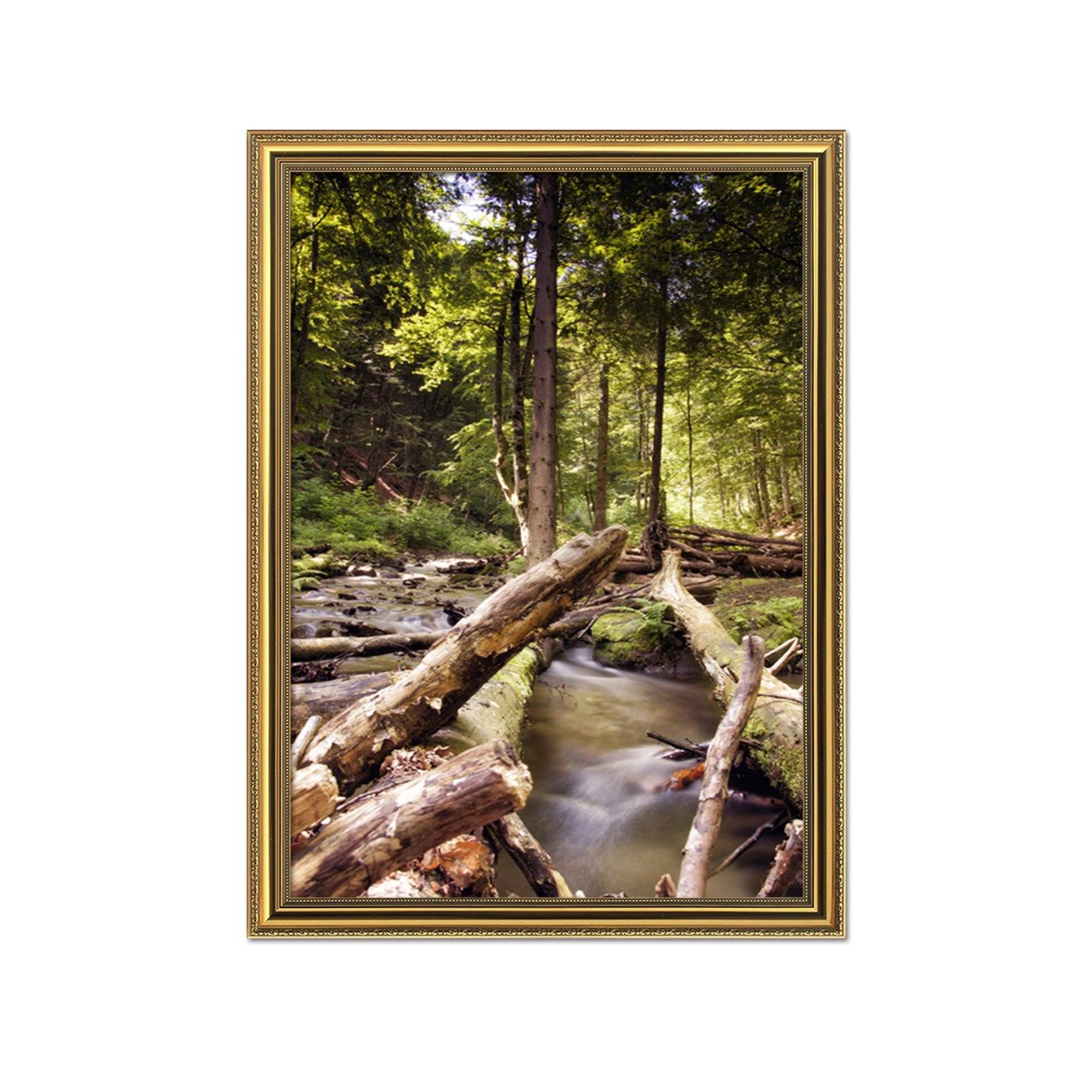 3D Curved Tree 051 Fake Framed Print Painting Wallpaper AJ Creativity Home