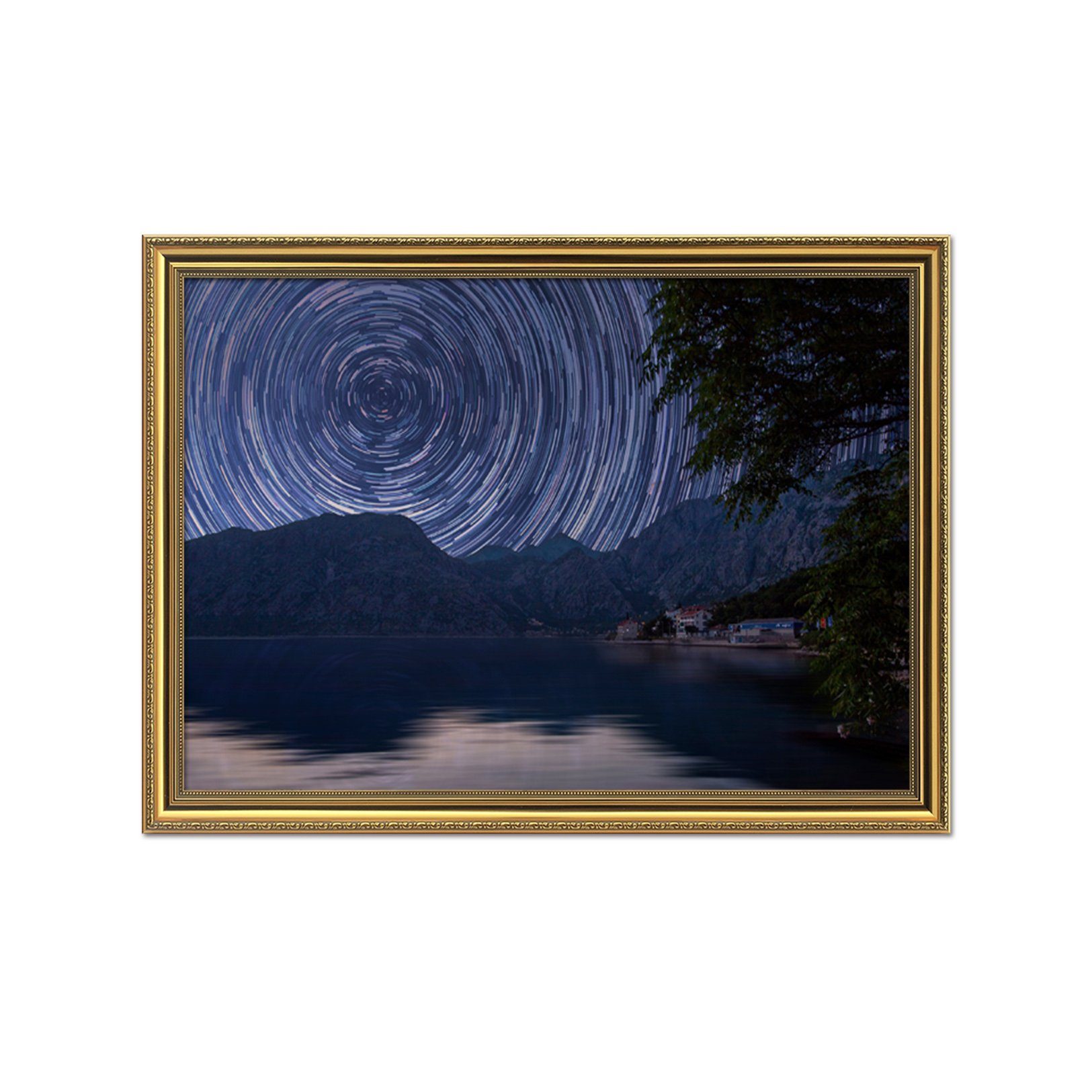 3D Star Vortex 036 Fake Framed Print Painting Wallpaper AJ Creativity Home
