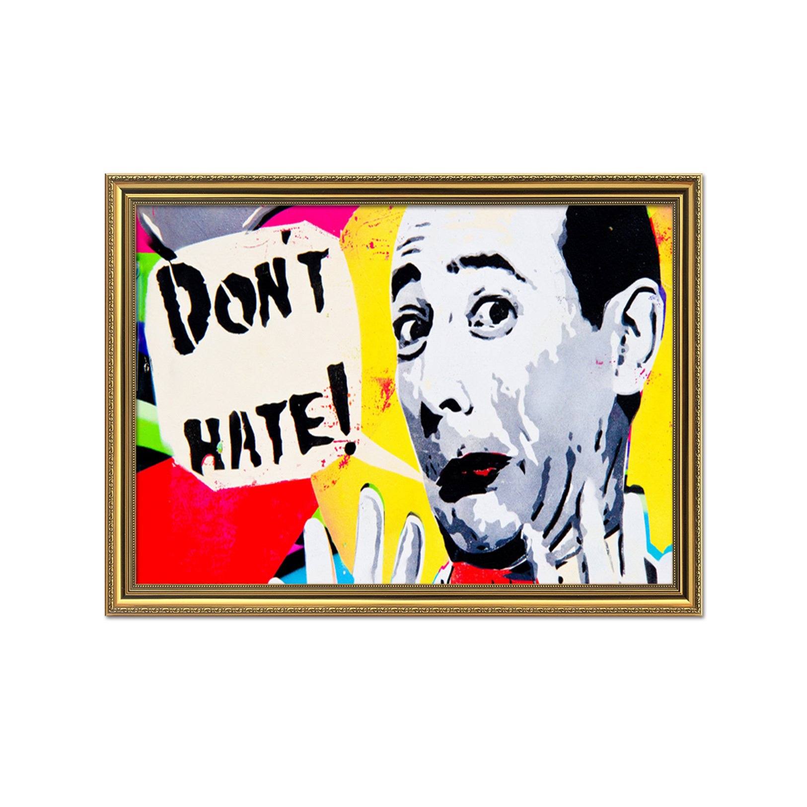 3D Funny Man 012 Fake Framed Print Painting Wallpaper AJ Creativity Home