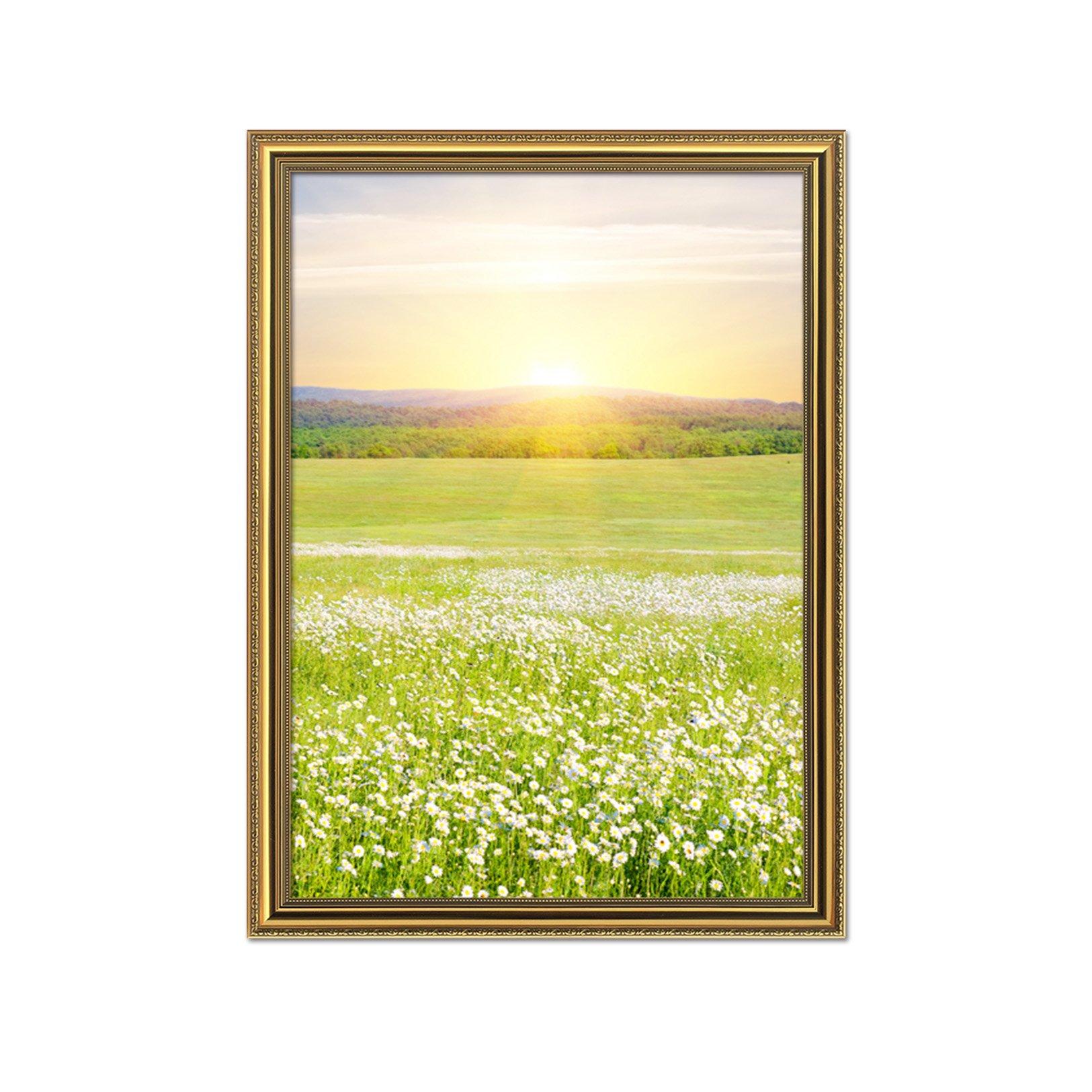 3D Beautiful Field 025 Fake Framed Print Painting Wallpaper AJ Creativity Home