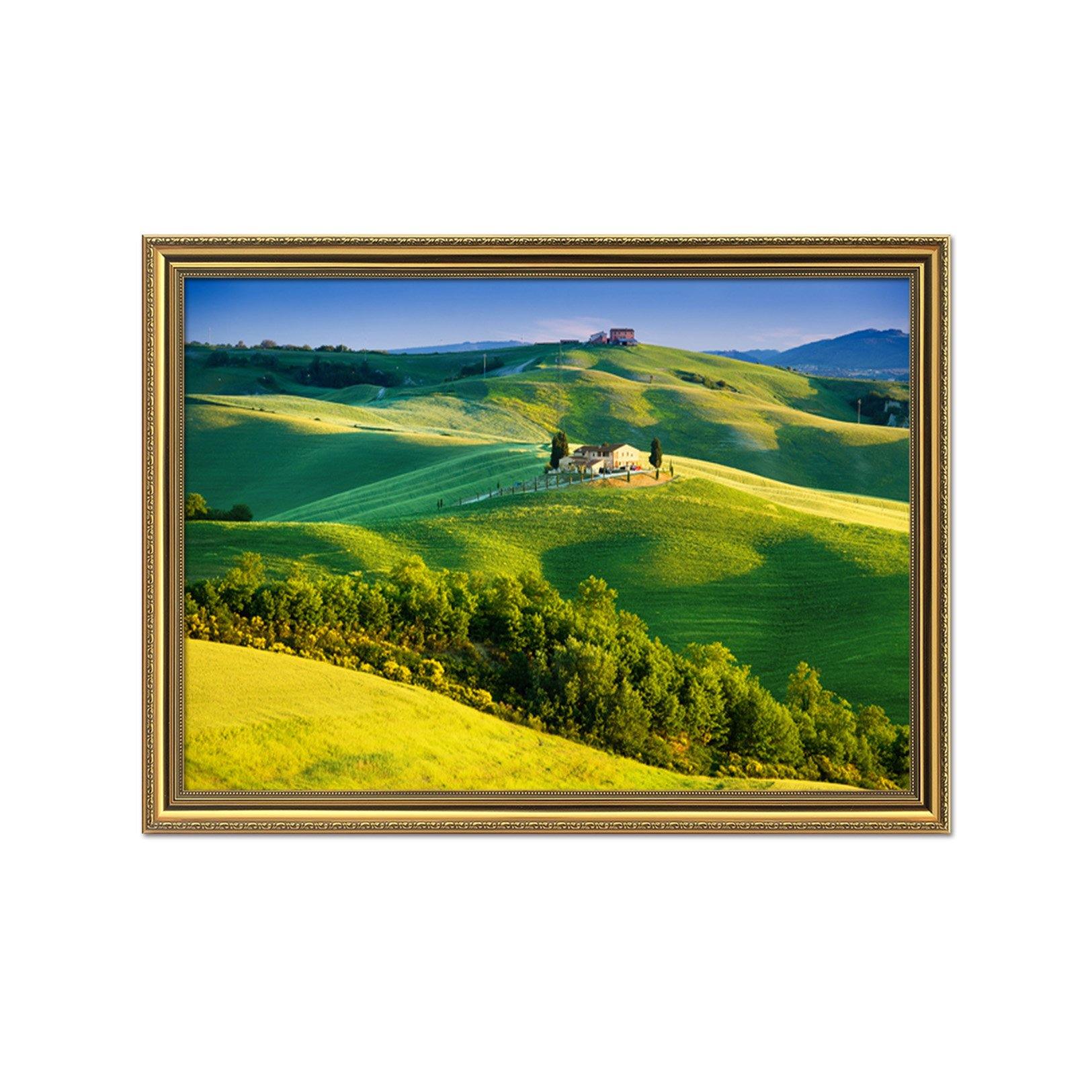 3D Country House 185 Fake Framed Print Painting Wallpaper AJ Creativity Home