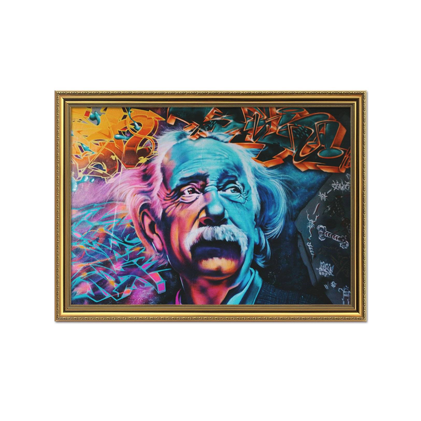 3D Old Man 193 Fake Framed Print Painting Wallpaper AJ Creativity Home