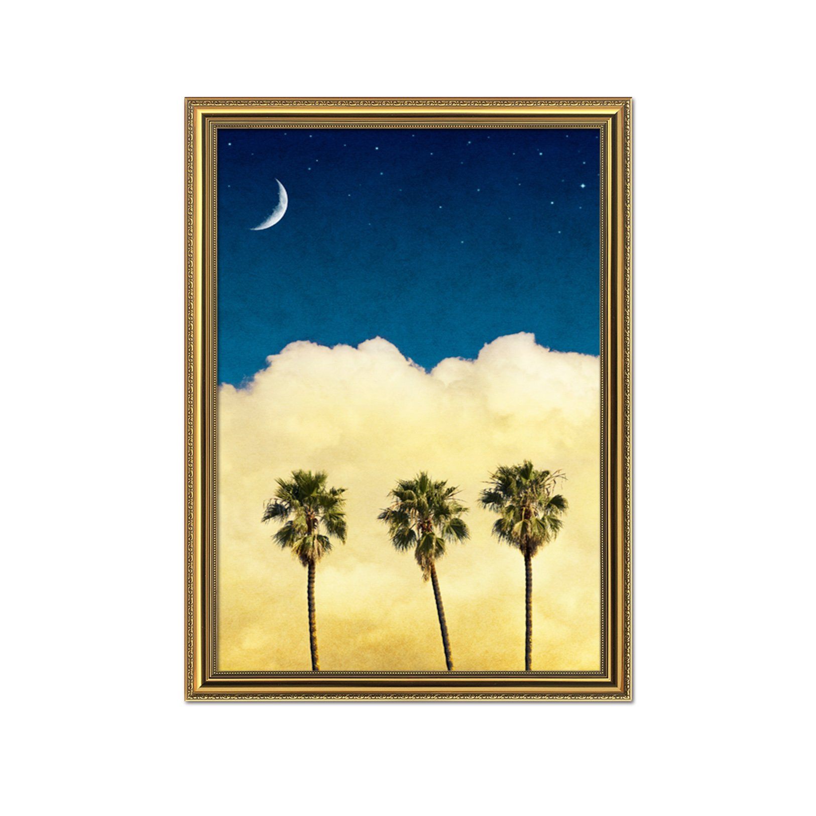 3D Meniscus Cloud 023 Fake Framed Print Painting Wallpaper AJ Creativity Home