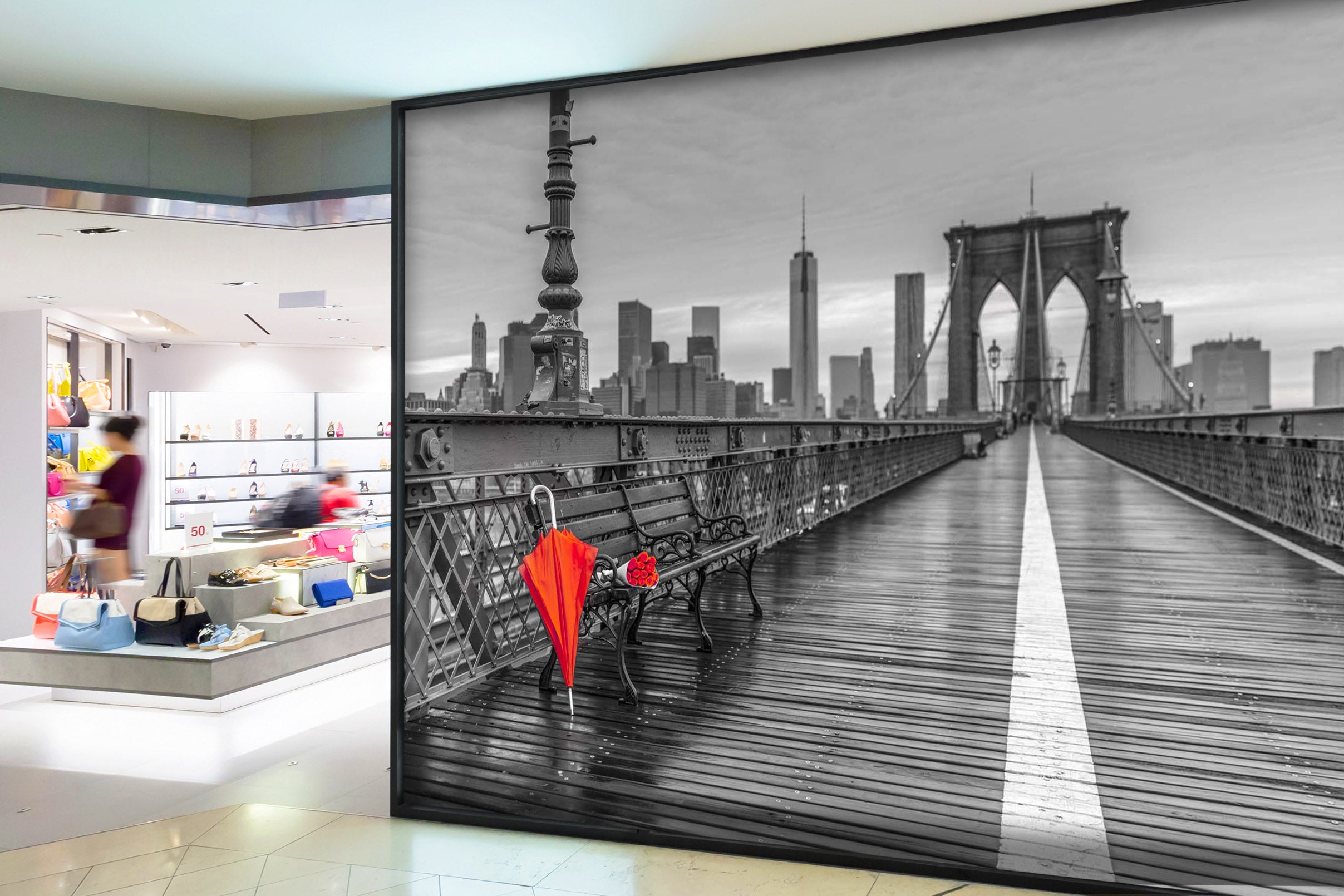 3D New York Umbrella 013 Assaf Frank Wall Mural Wall Murals