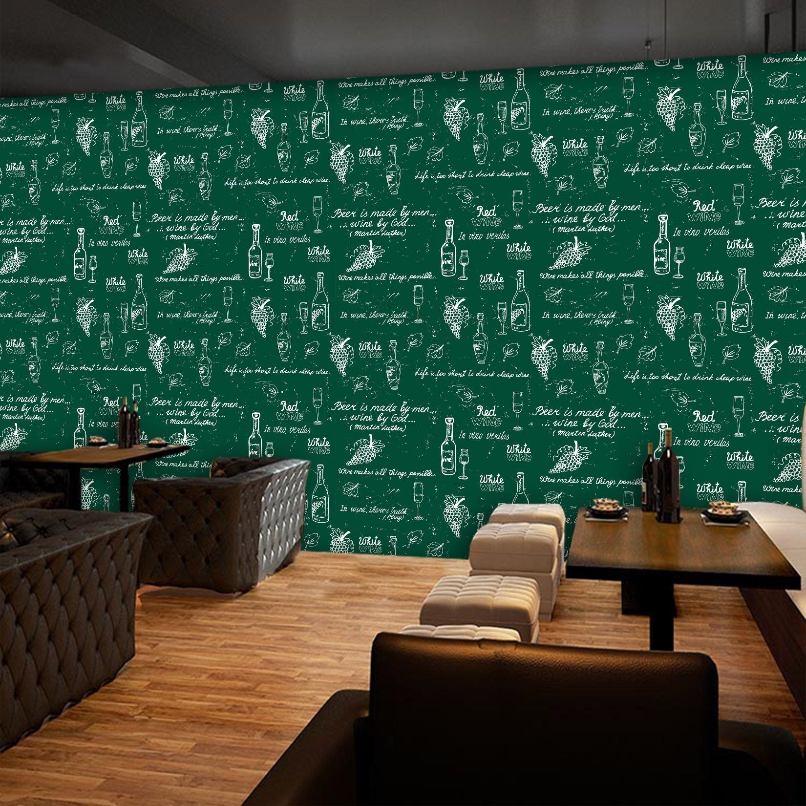 3D Blackboard Grape Liqueur 570 Wallpaper AJ Wallpaper
