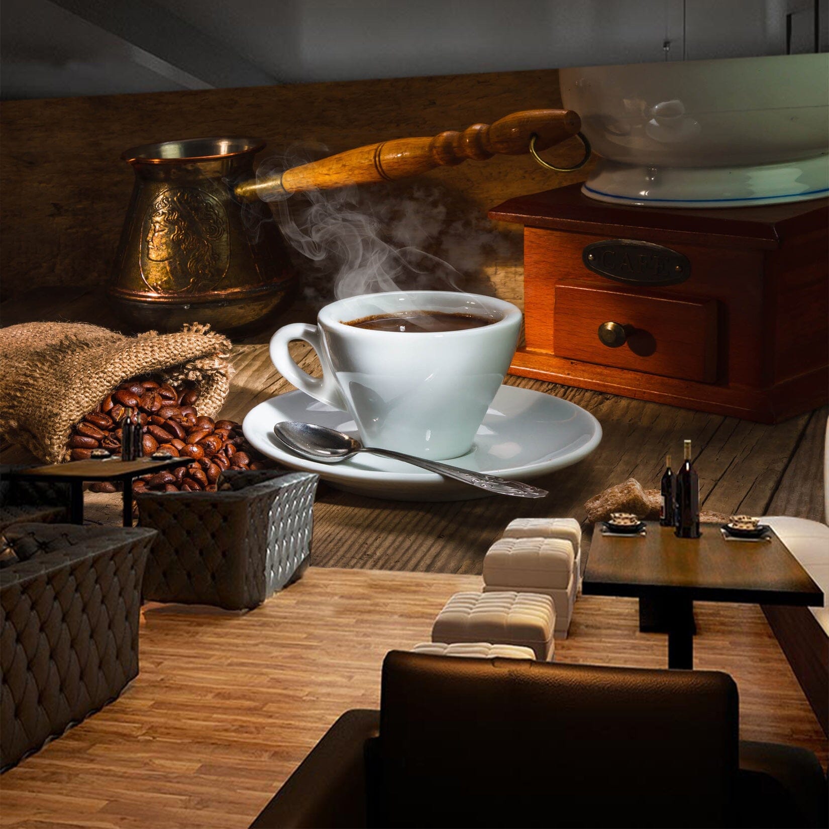 3D Delicious Coffee 1085 Wall Murals Wallpaper AJ Wallpaper 2