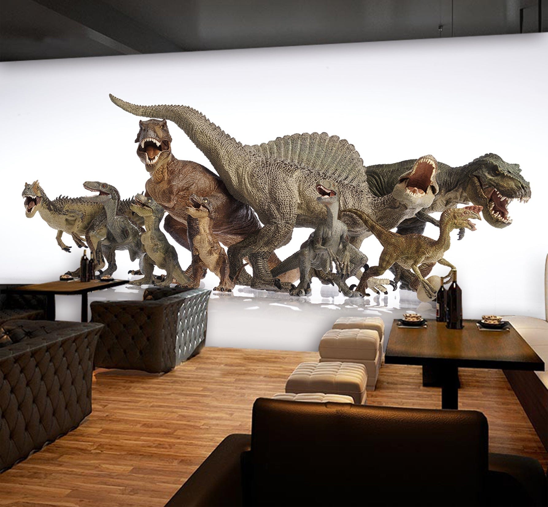 3D Dinosaur Warrior 1534 Wall Murals Wallpaper AJ Wallpaper 2
