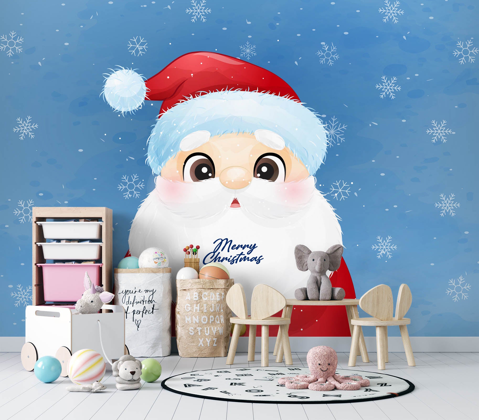3D Santa Claus 58033 Wall Murals