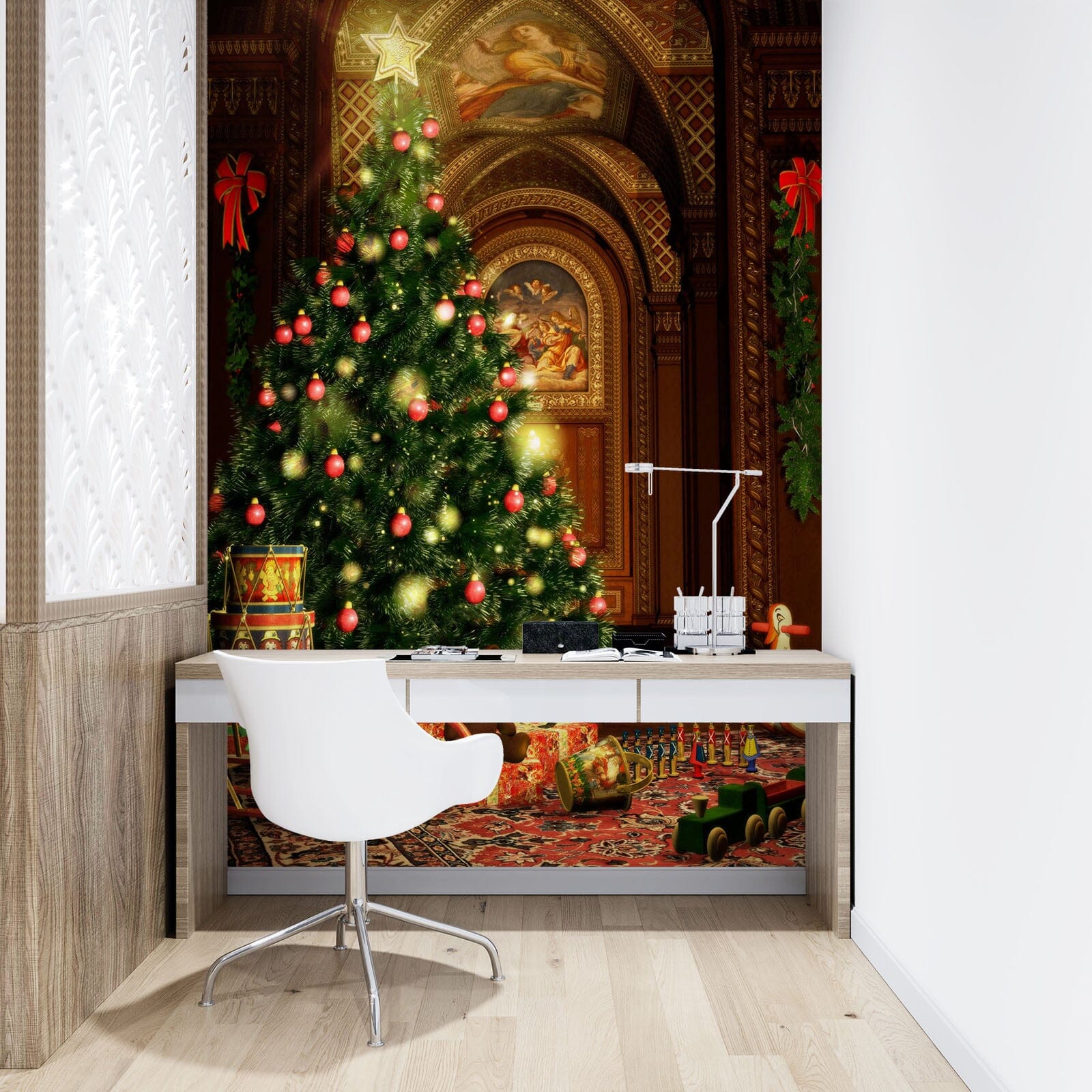 3D Christmas tree 1117 Wall Murals Wallpaper AJ Wallpaper 2