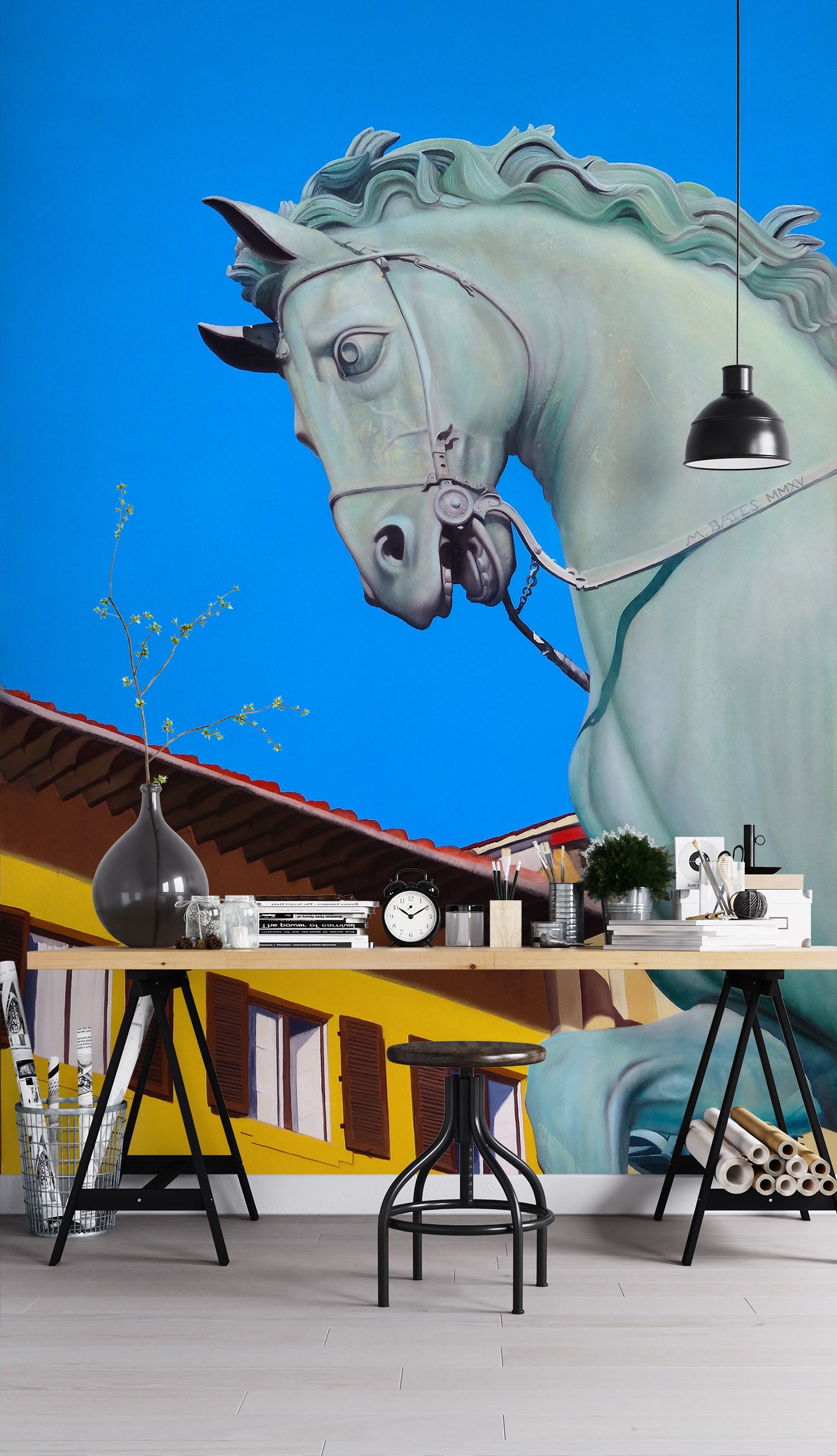 3D Statue Horse 11118 Matthew Holden Bates Wall Mural Wall Murals