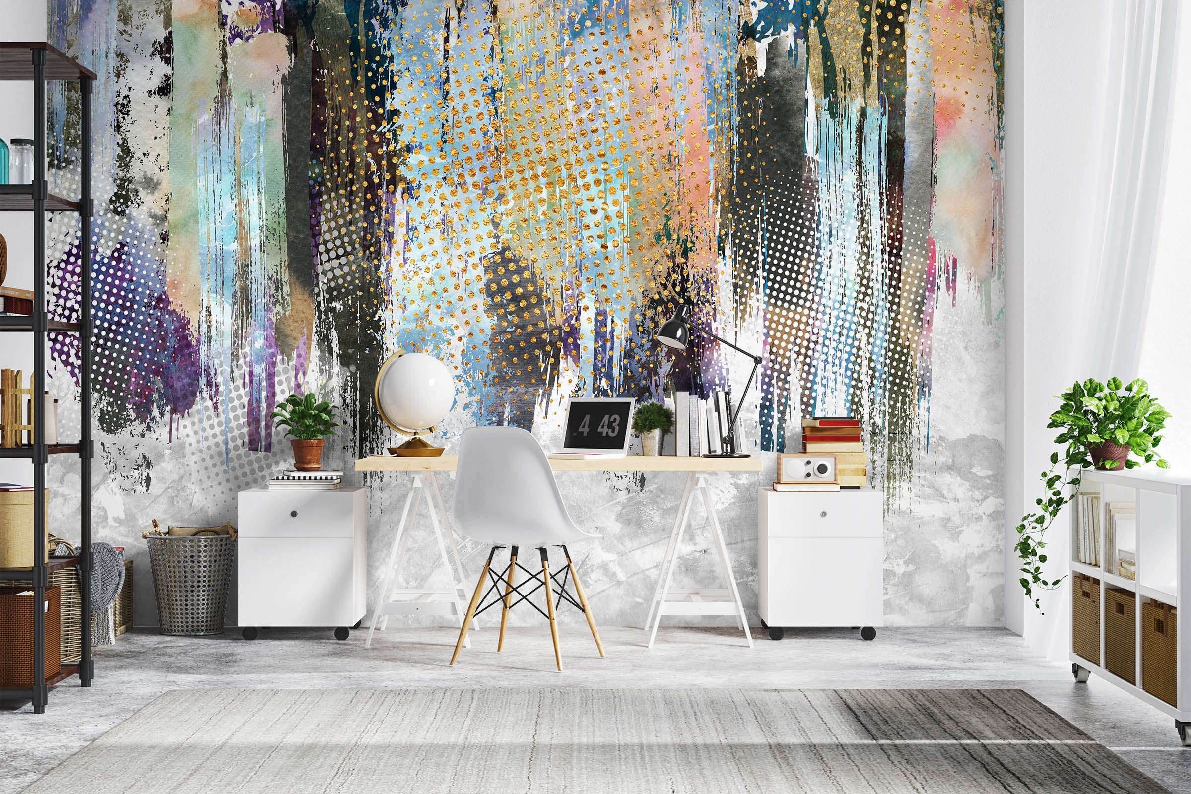 3D Graffiti Paint 1050 Wall Murals