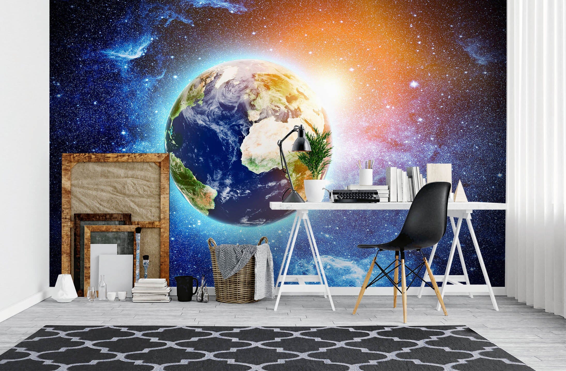 3D Earth Planet 1107 Wall Murals Wallpaper AJ Wallpaper 2