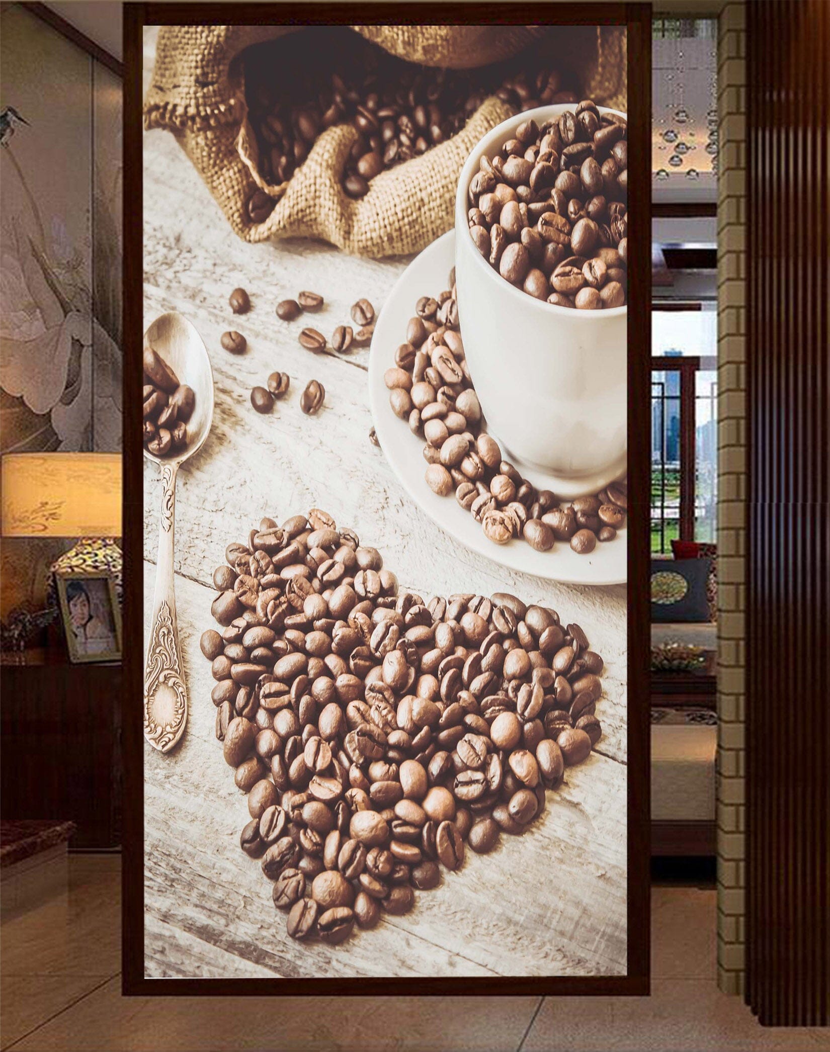 3D Coffee Beans 1098 Wall Murals Wallpaper AJ Wallpaper 2