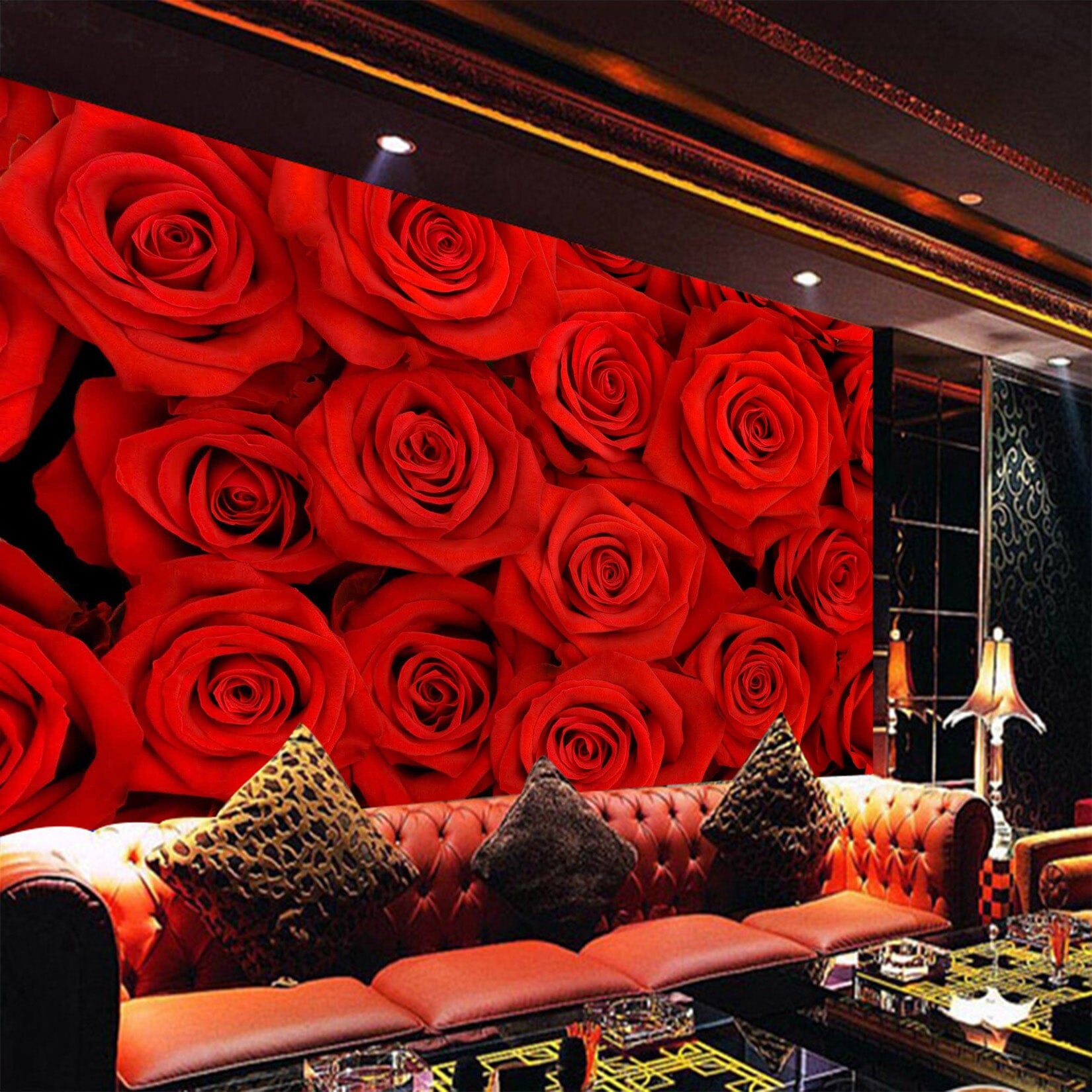 3D Red Rose 1007 Wall Murals Wallpaper AJ Wallpaper 2