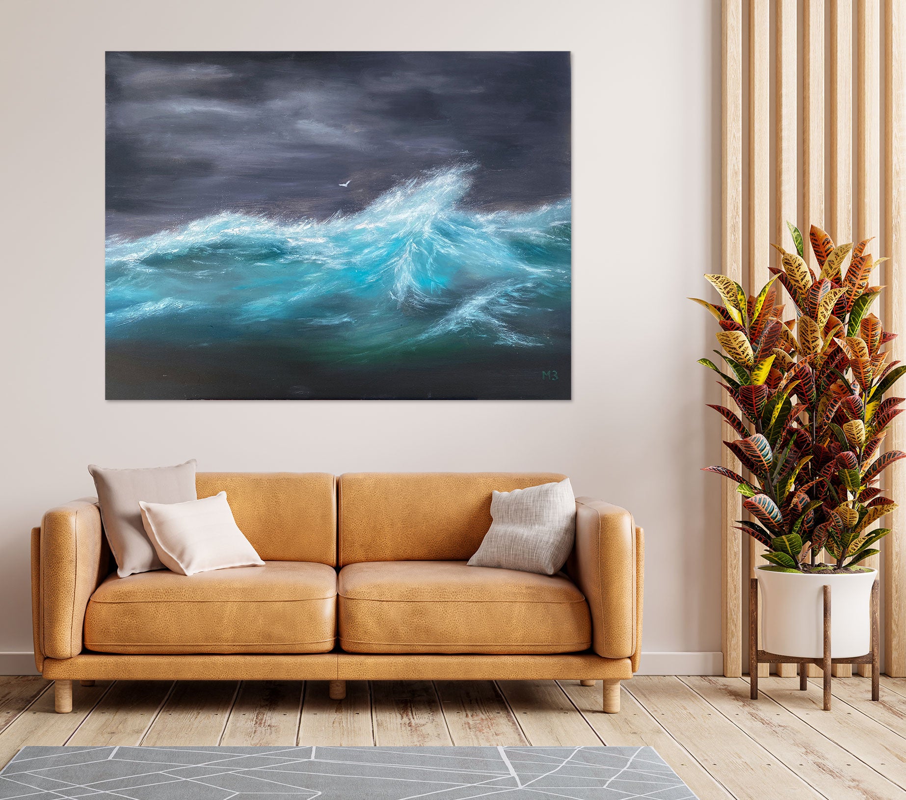 3D Waves 10057 Marina Zotova Wall Sticker