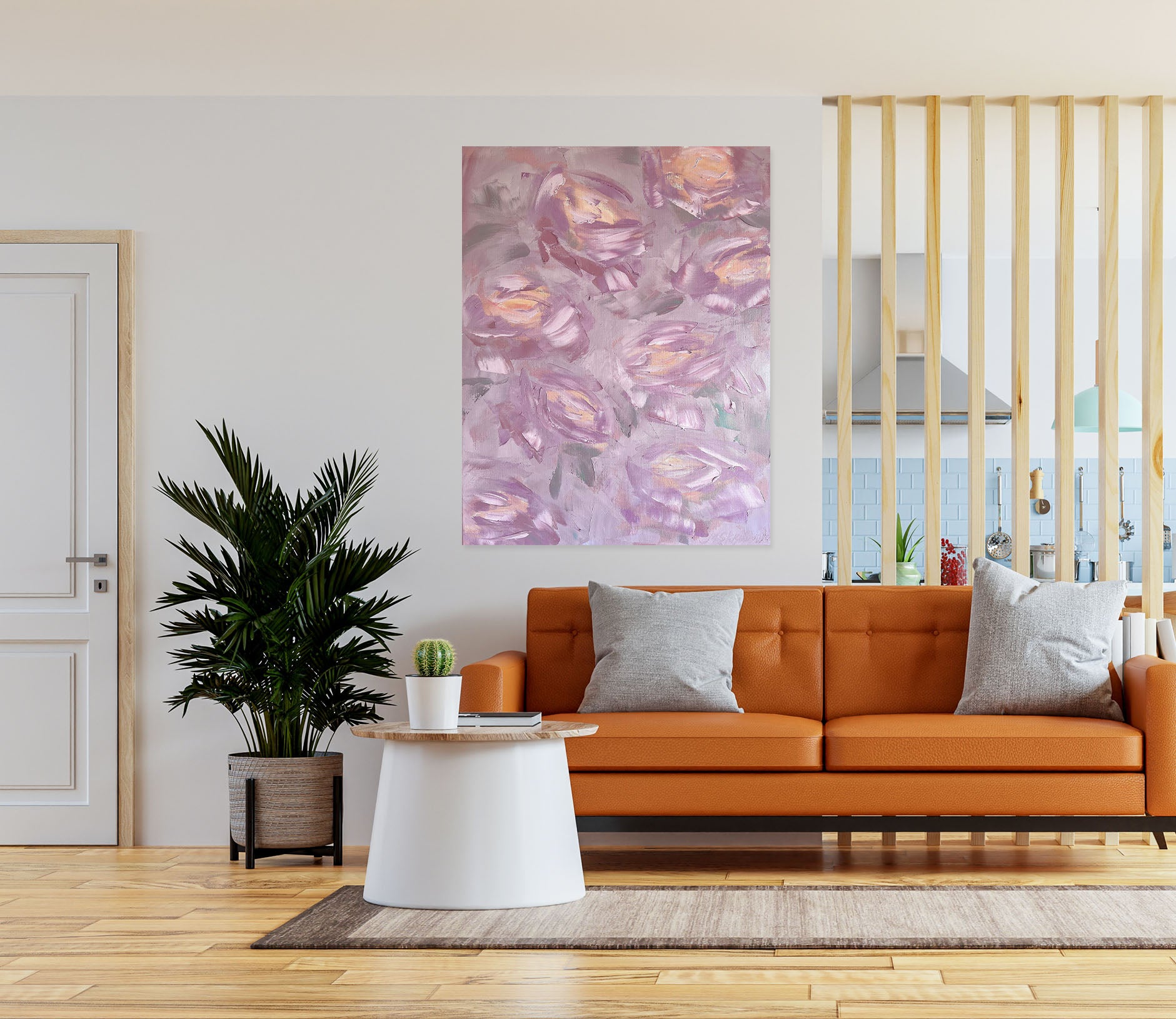 3D Purple Rose 2606 Skromova Marina Wall Sticker