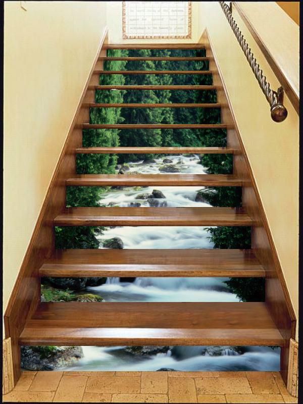 3D Brook 1695 Stair Risers Wallpaper AJ Wallpaper