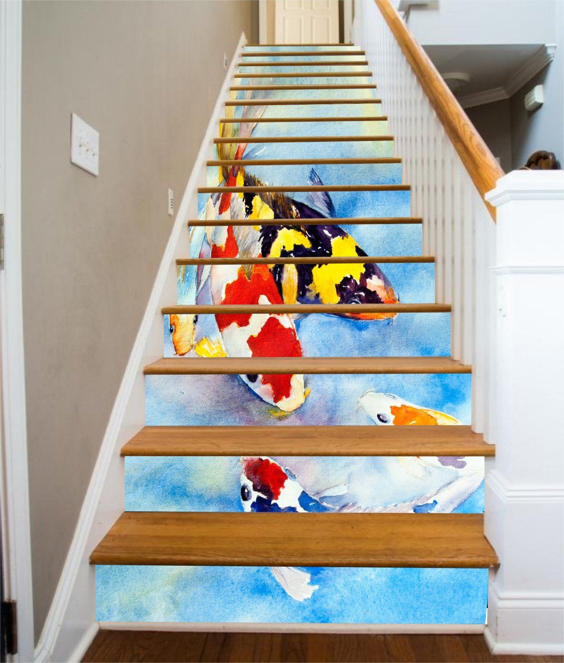 3D Crap 4029 Stair Risers Wallpaper AJ Wallpaper