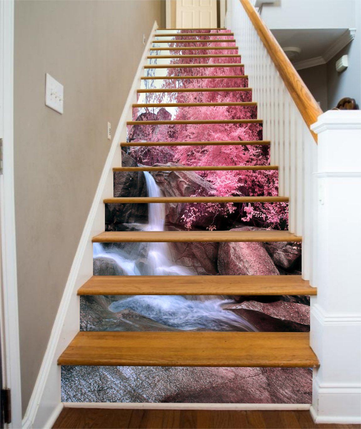 3D Stream 8326 Stair Risers Wallpaper AJ Wallpaper