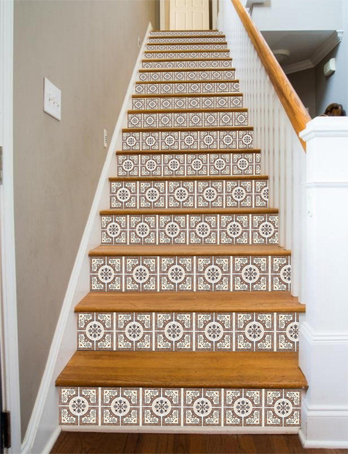 3D Elegant Patterns 610 Stair Risers Wallpaper AJ Wallpaper