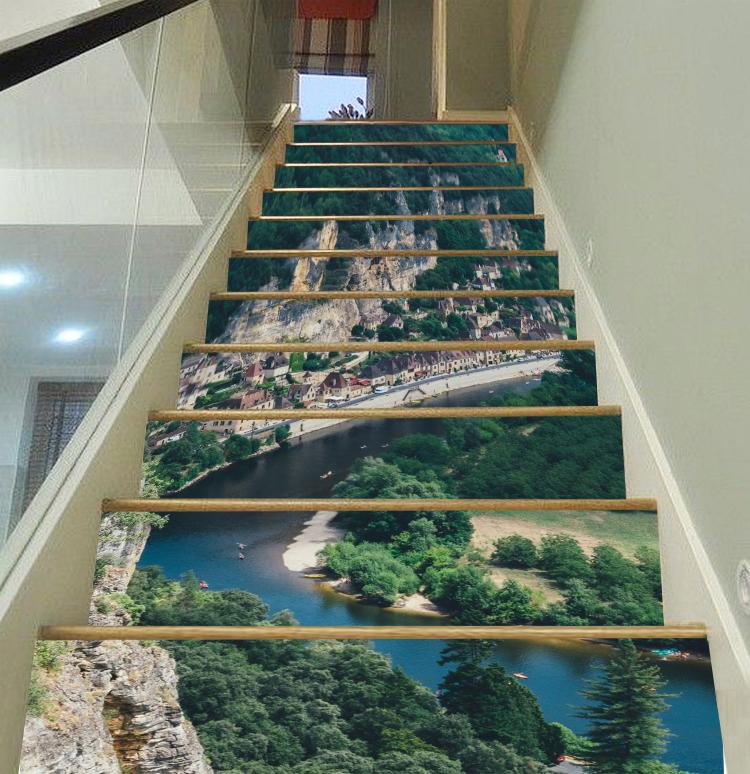 3D Natural Scenery 230 Stair Risers Wallpaper AJ Wallpaper