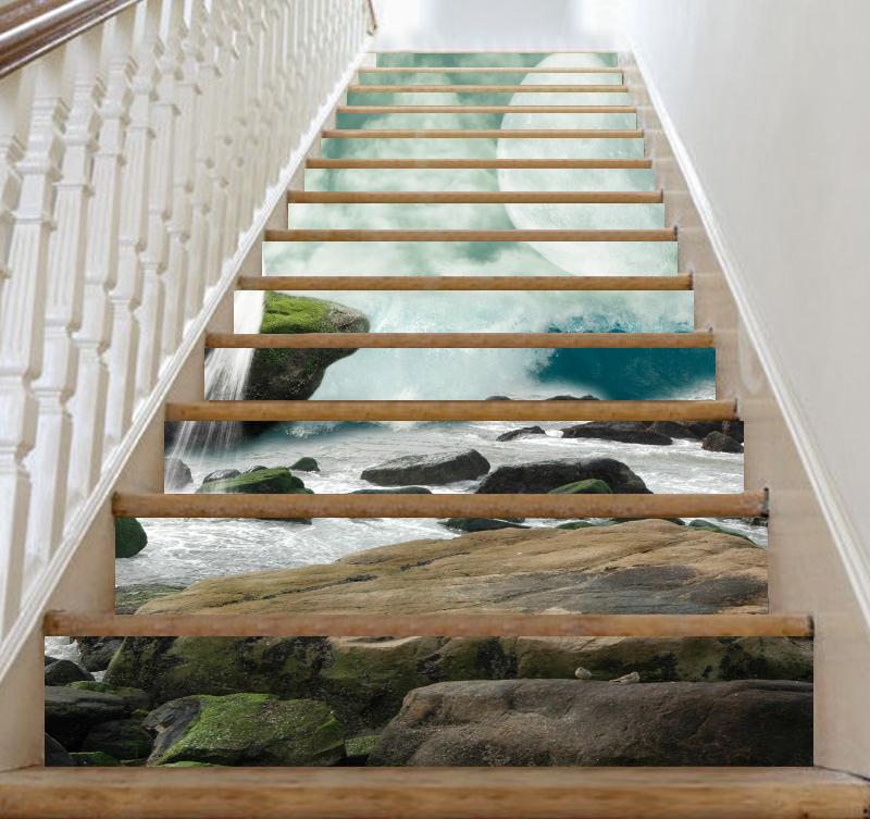 3D Spray 3042 Stair Risers Wallpaper AJ Wallpaper