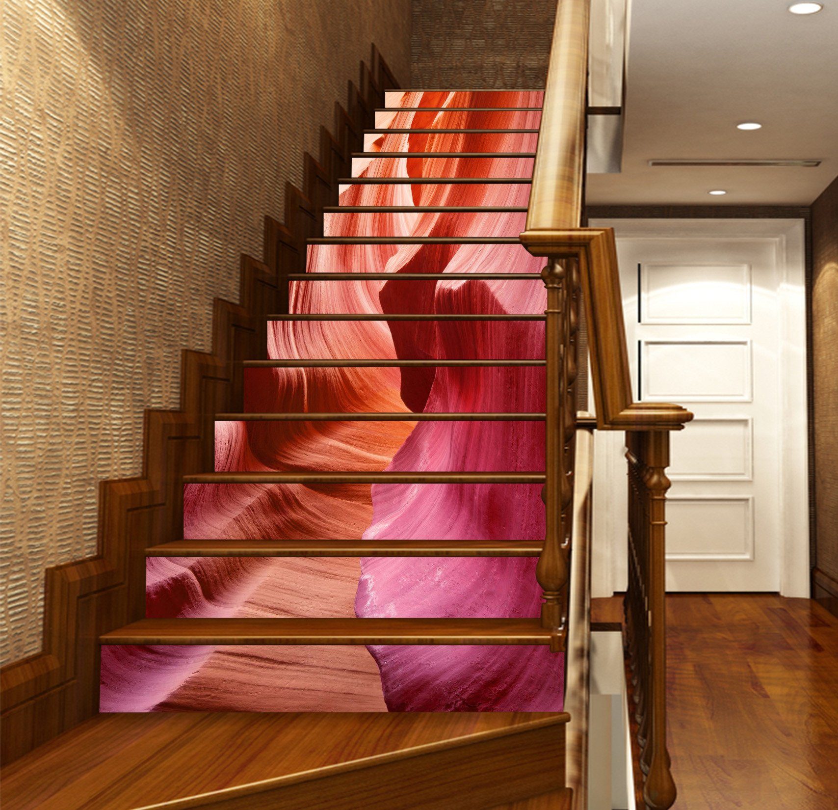 3D Rock Formation Texture 999 Stair Risers Wallpaper AJ Wallpaper