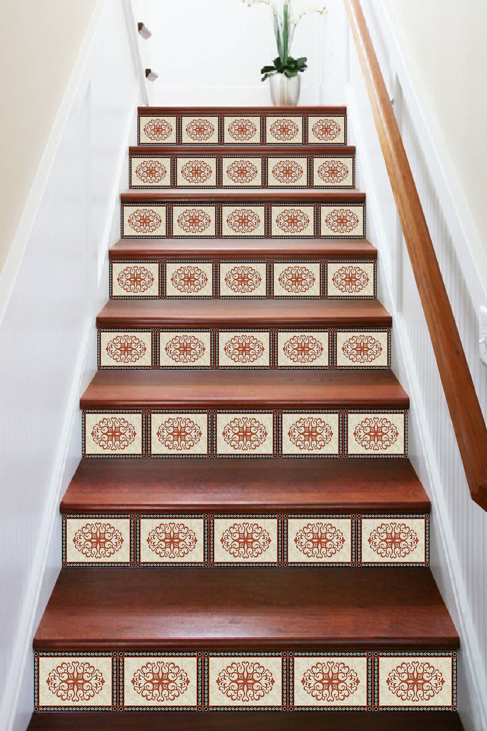 3D Totems 1760 Stair Risers Wallpaper AJ Wallpaper