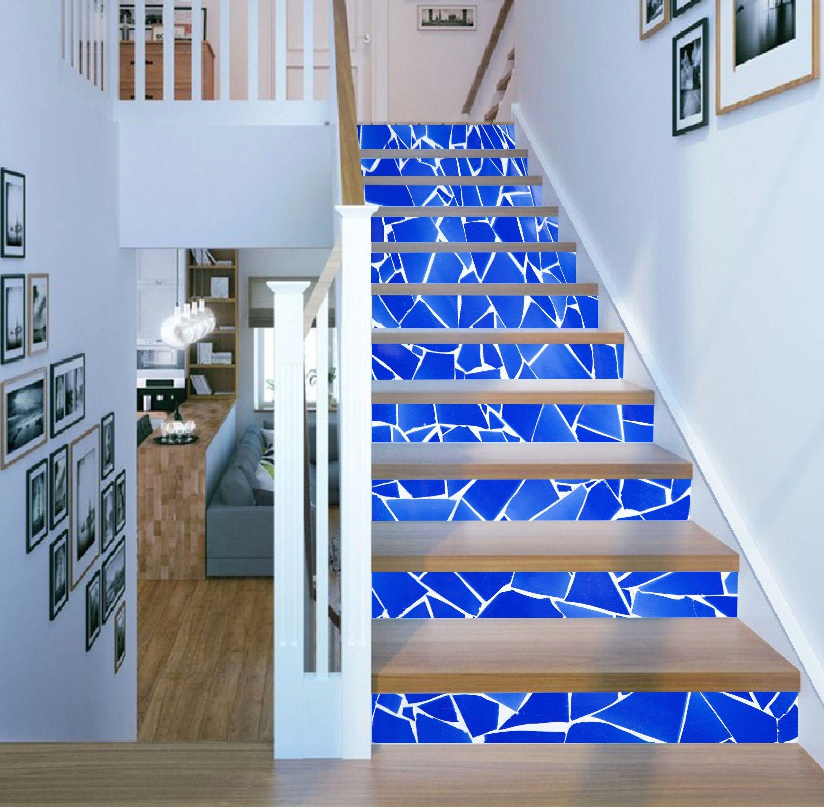 3D Stone Slices Ground 1131 Stair Risers Wallpaper AJ Wallpaper