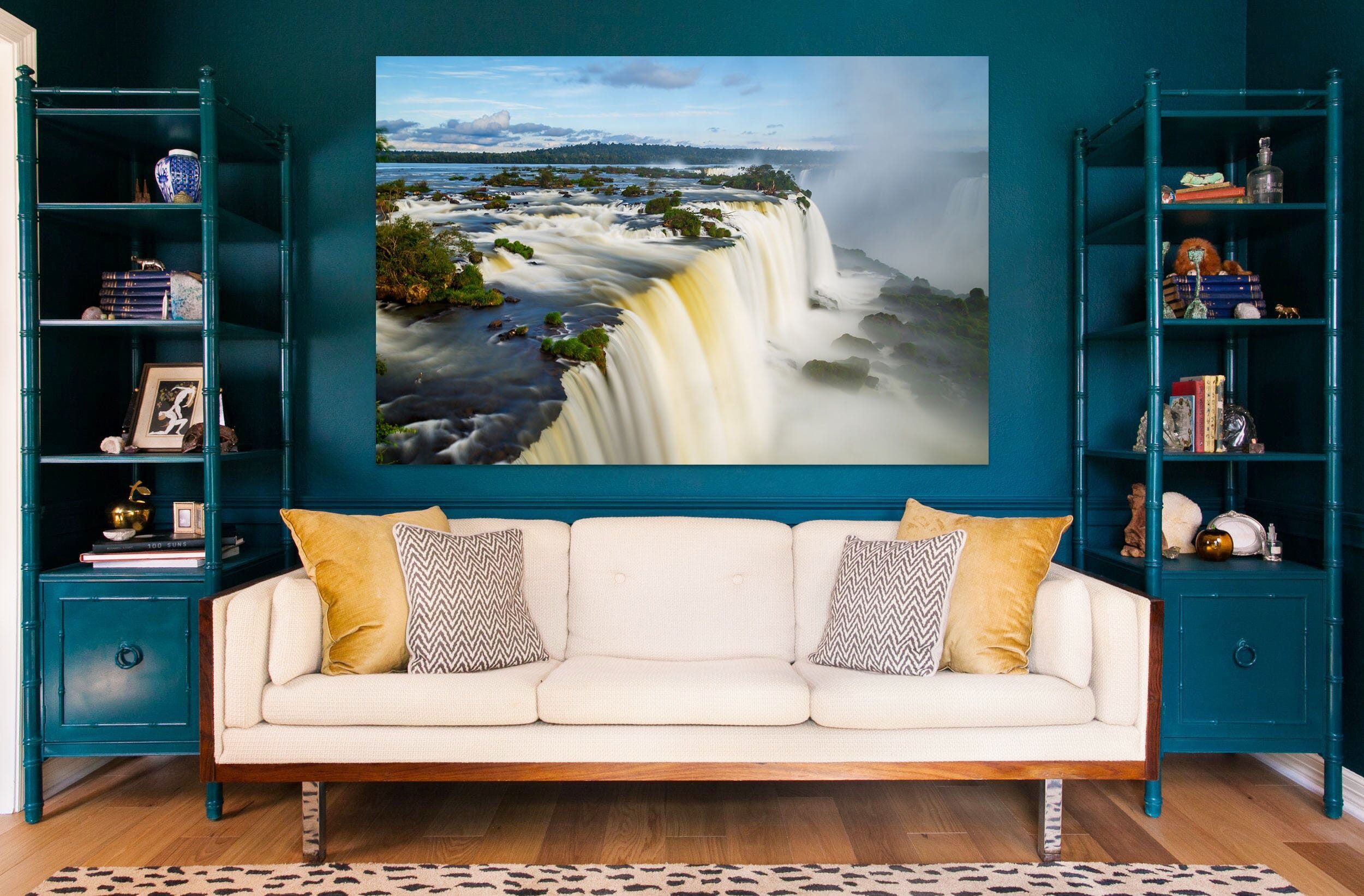 3D Ferocious Waterfall 1064 Wall Sticker Wallpaper AJ Wallpaper 2