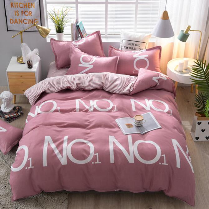 3D NO1 Pink Bottom 12009 Bed Pillowcases Quilt