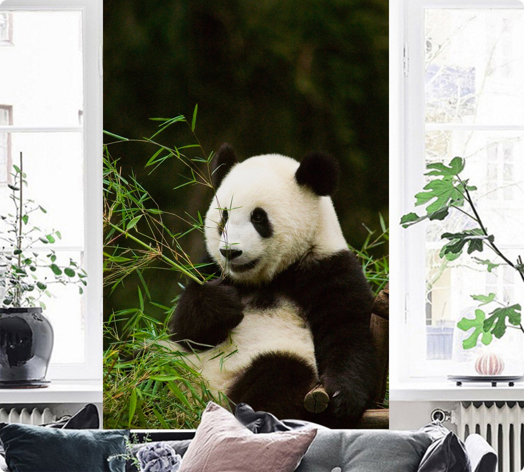 3D Panda Bamboo 126 Wall Murals Wallpaper AJ Wallpaper 2