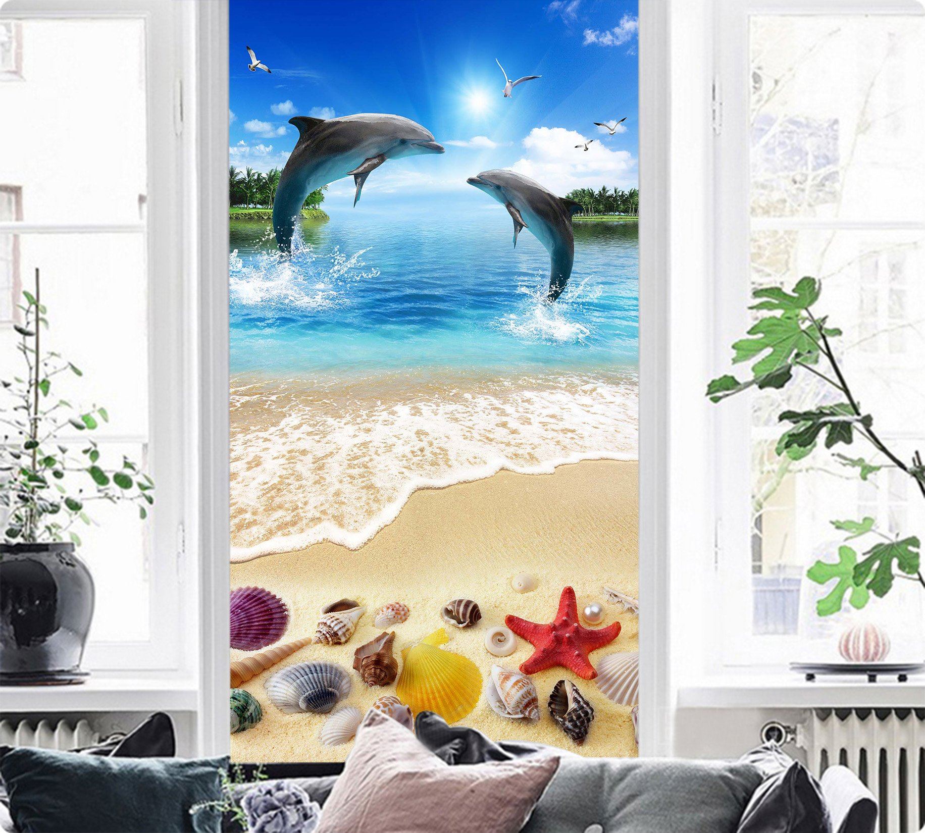 3D Beach Shells 1531 Wall Murals Wallpaper AJ Wallpaper 2