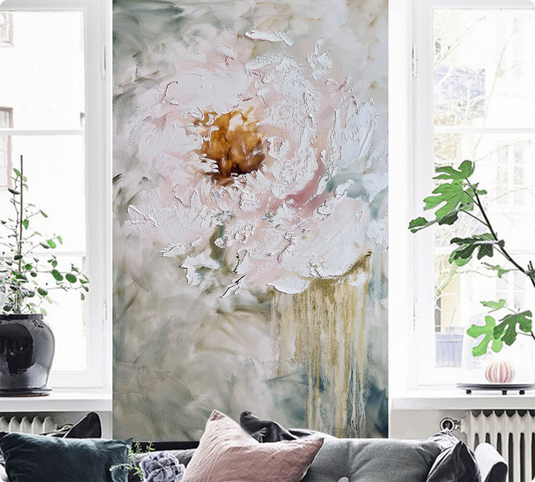 3D Paint Flower 3023 Skromova Marina Wall Mural Wall Murals