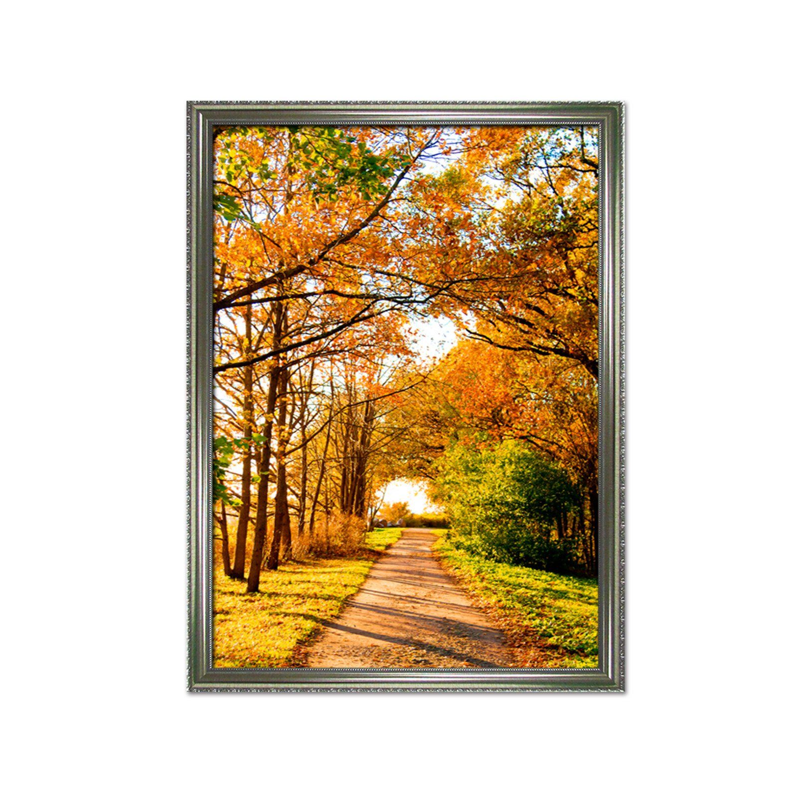 3D Dusk Road 135 Fake Framed Print Painting Wallpaper AJ Creativity Home