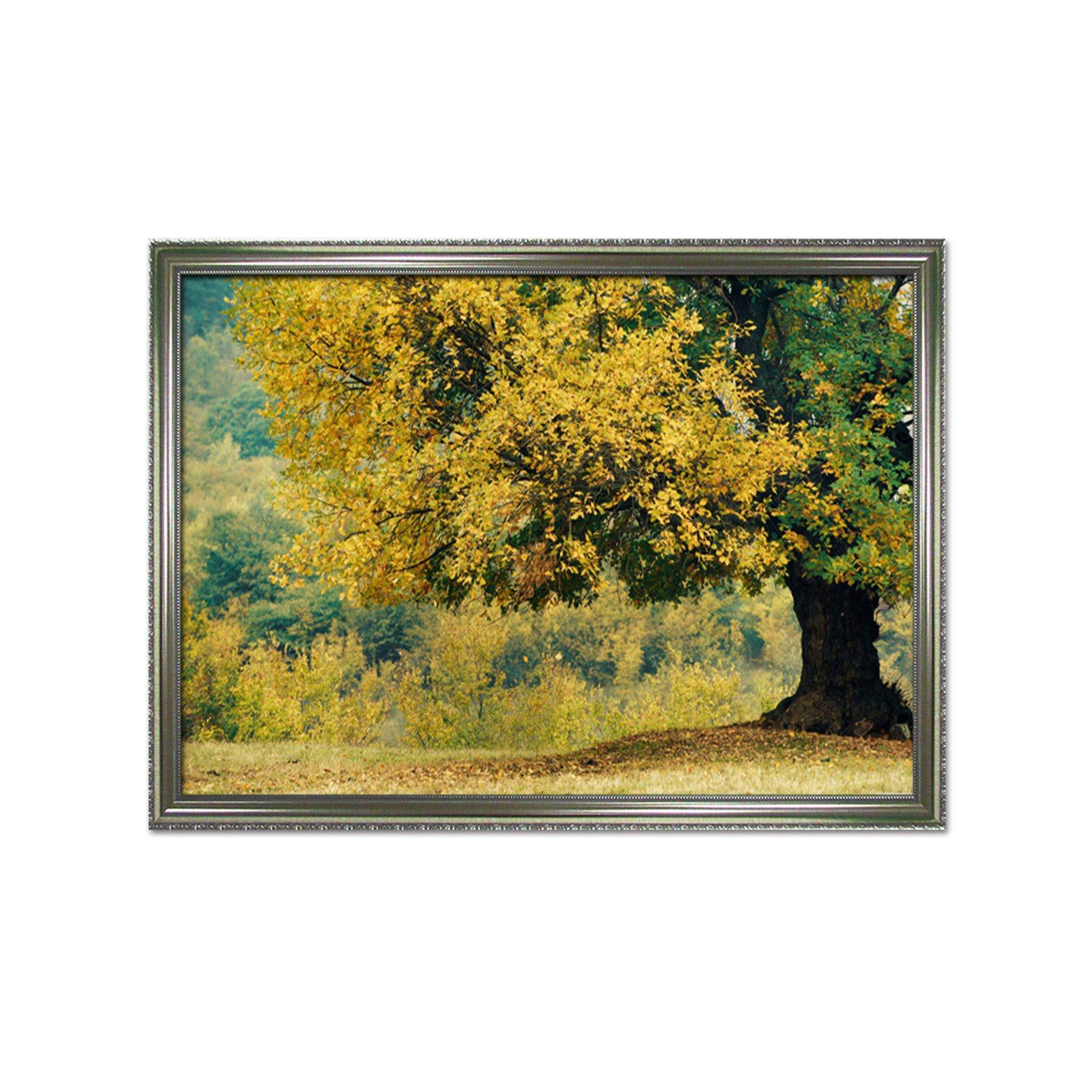 3D Lush Trees 0198 Fake Framed Print Painting Wallpaper AJ Creativity Home