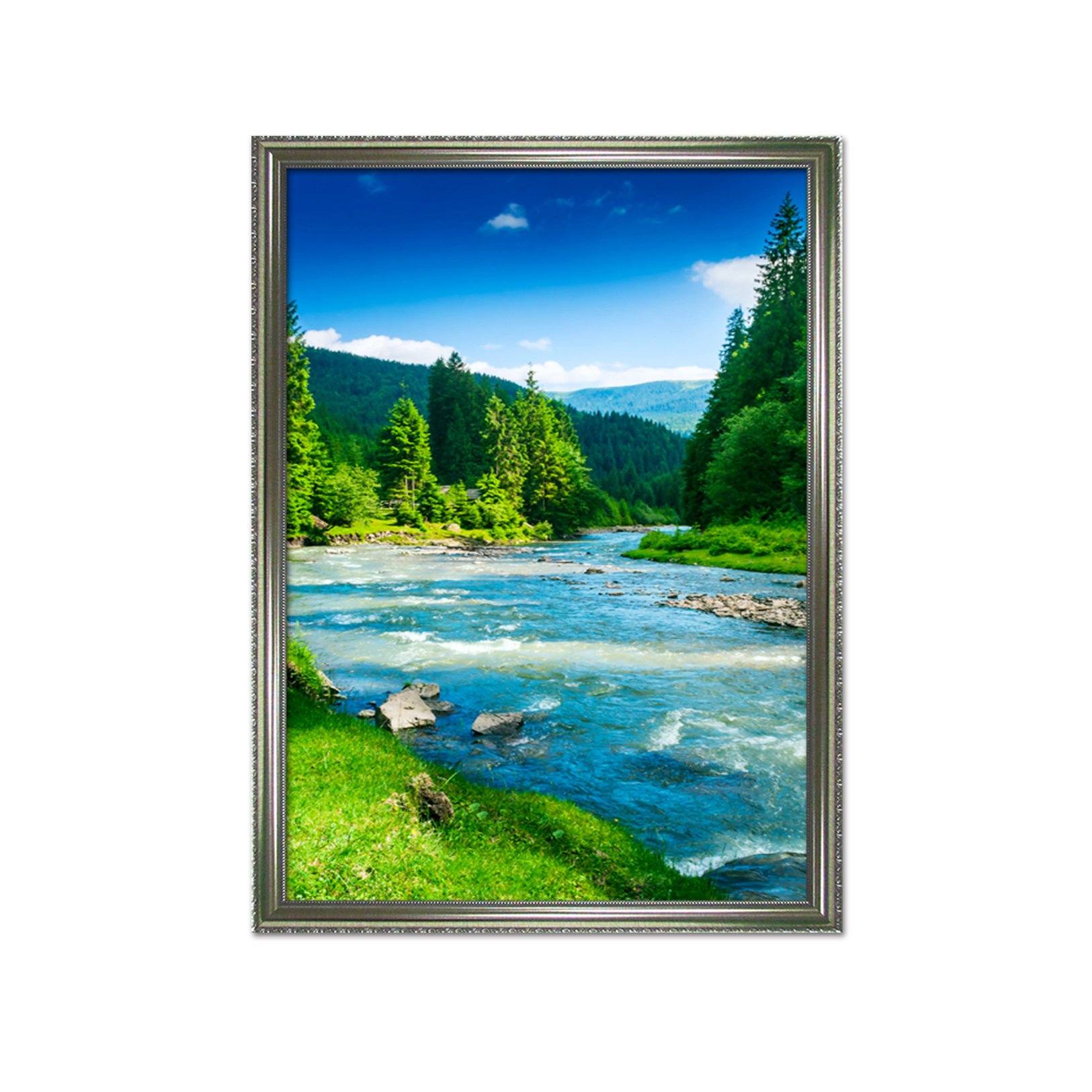 3D Beautiful River 108 Fake Framed Print Painting Wallpaper AJ Creativity Home