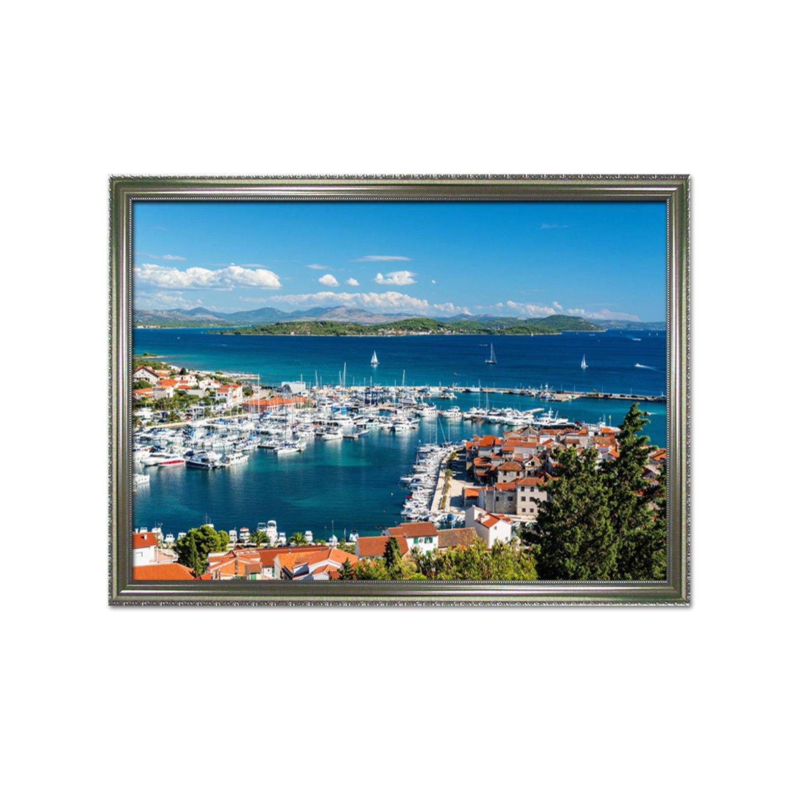 3D Sea Vessel 187 Fake Framed Print Painting Wallpaper AJ Creativity Home