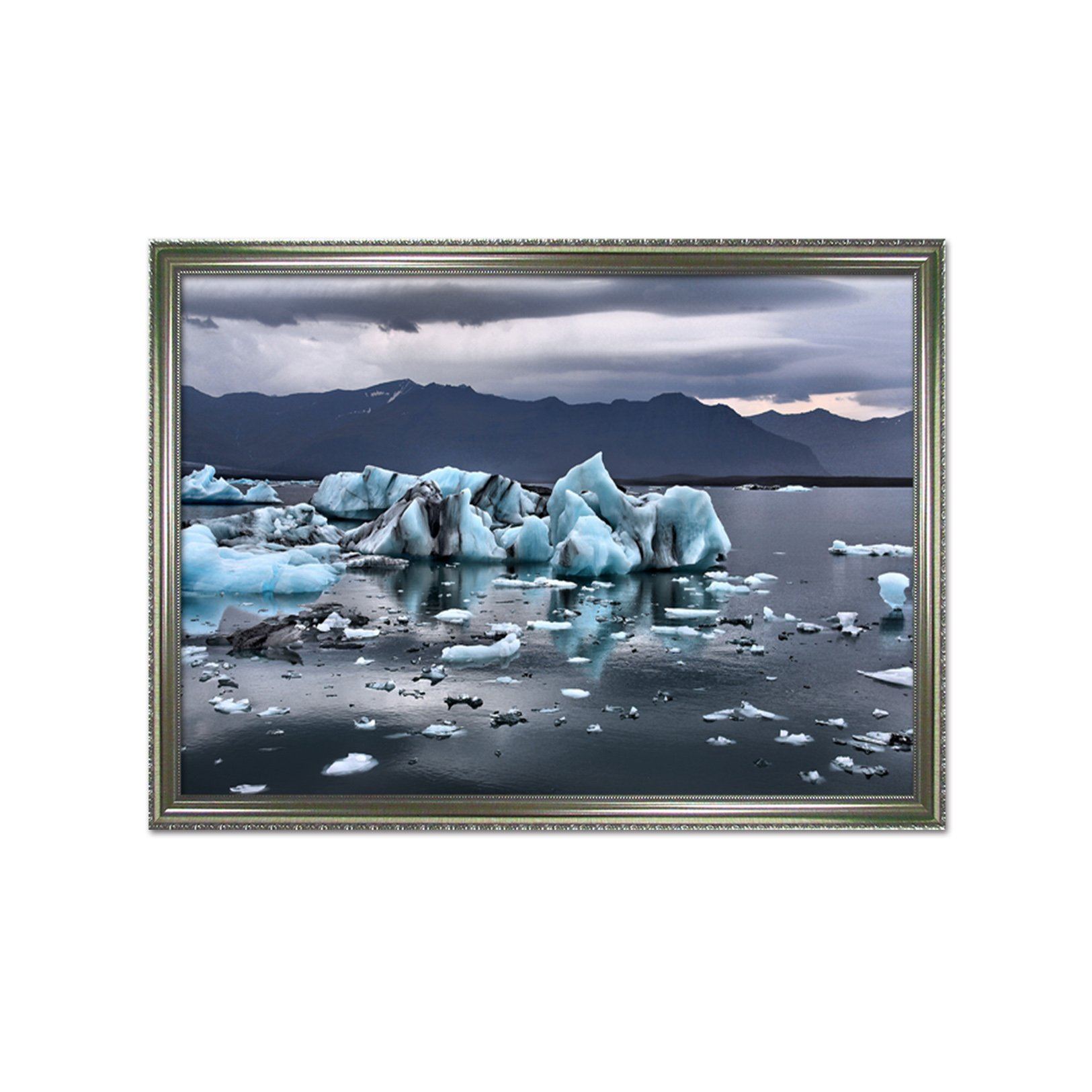 3D Melting Ice 177 Fake Framed Print Painting Wallpaper AJ Creativity Home