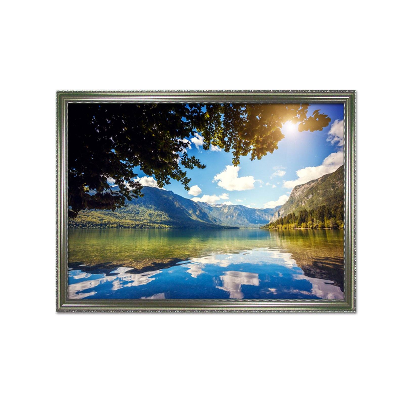 3D Endless Sea 169 Fake Framed Print Painting Wallpaper AJ Creativity Home