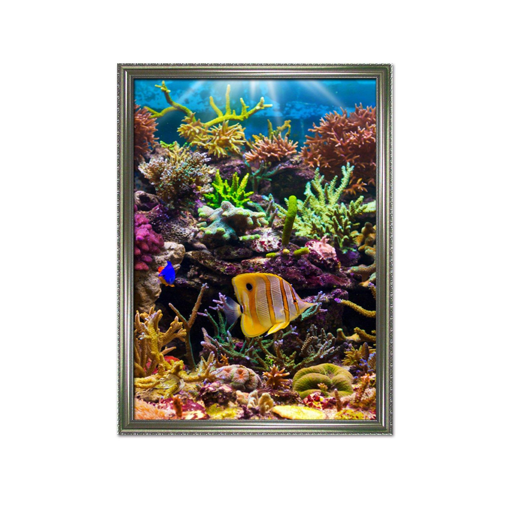 3D Submarine Coral 077 Fake Framed Print Painting Wallpaper AJ Creativity Home