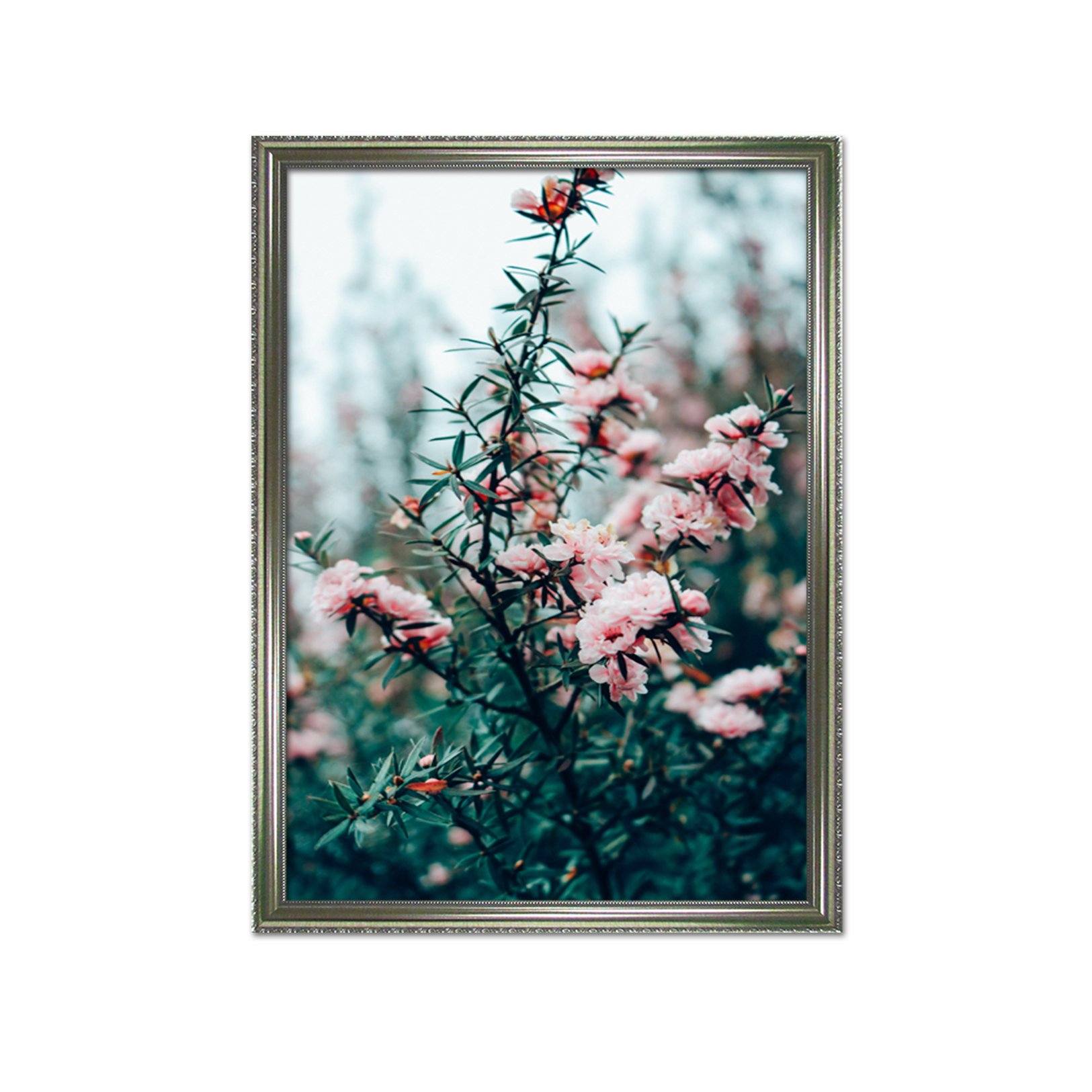 3D Among The Flowers 018 Fake Framed Print Painting Wallpaper AJ Creativity Home